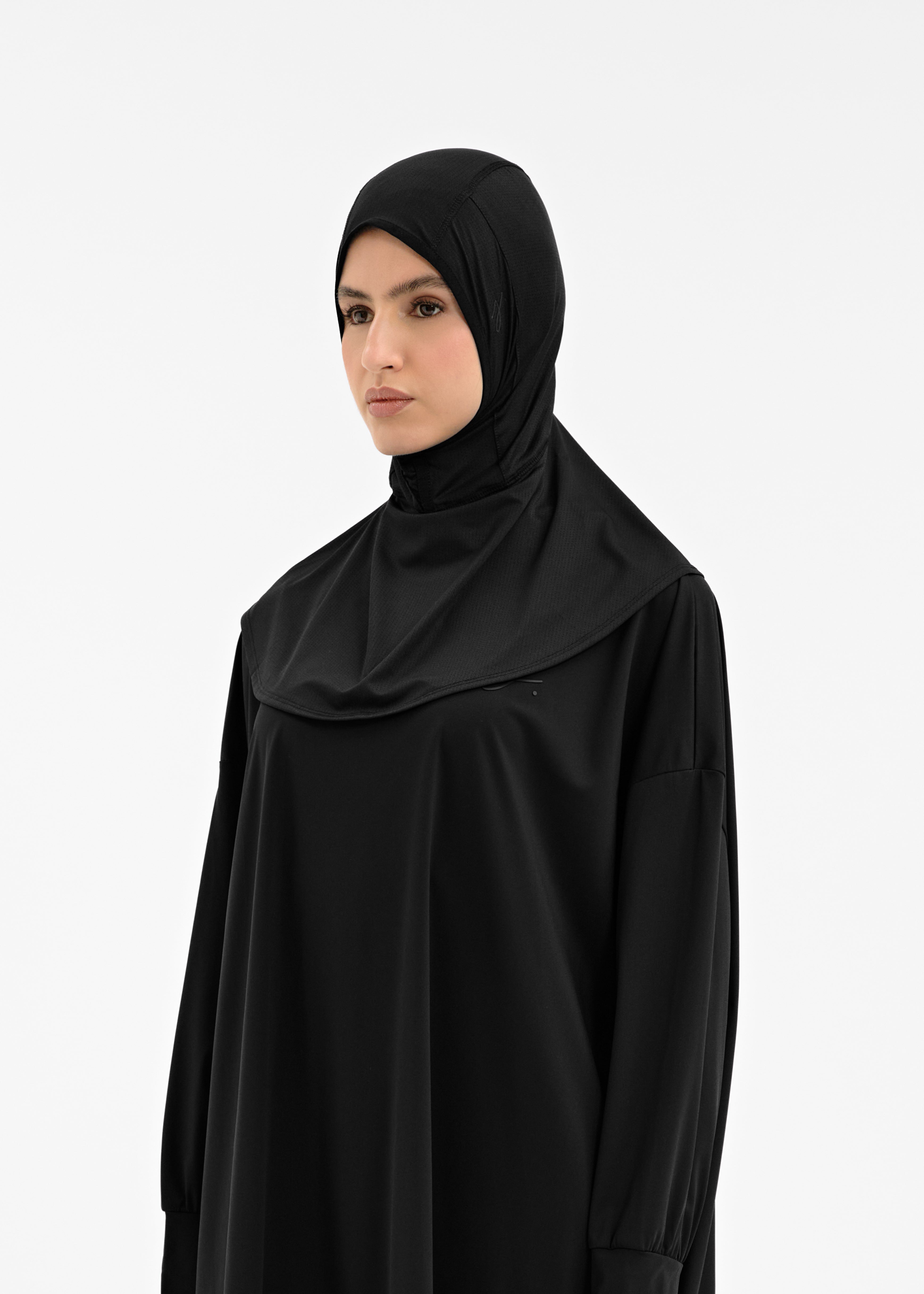 Air-Fit hijab noir