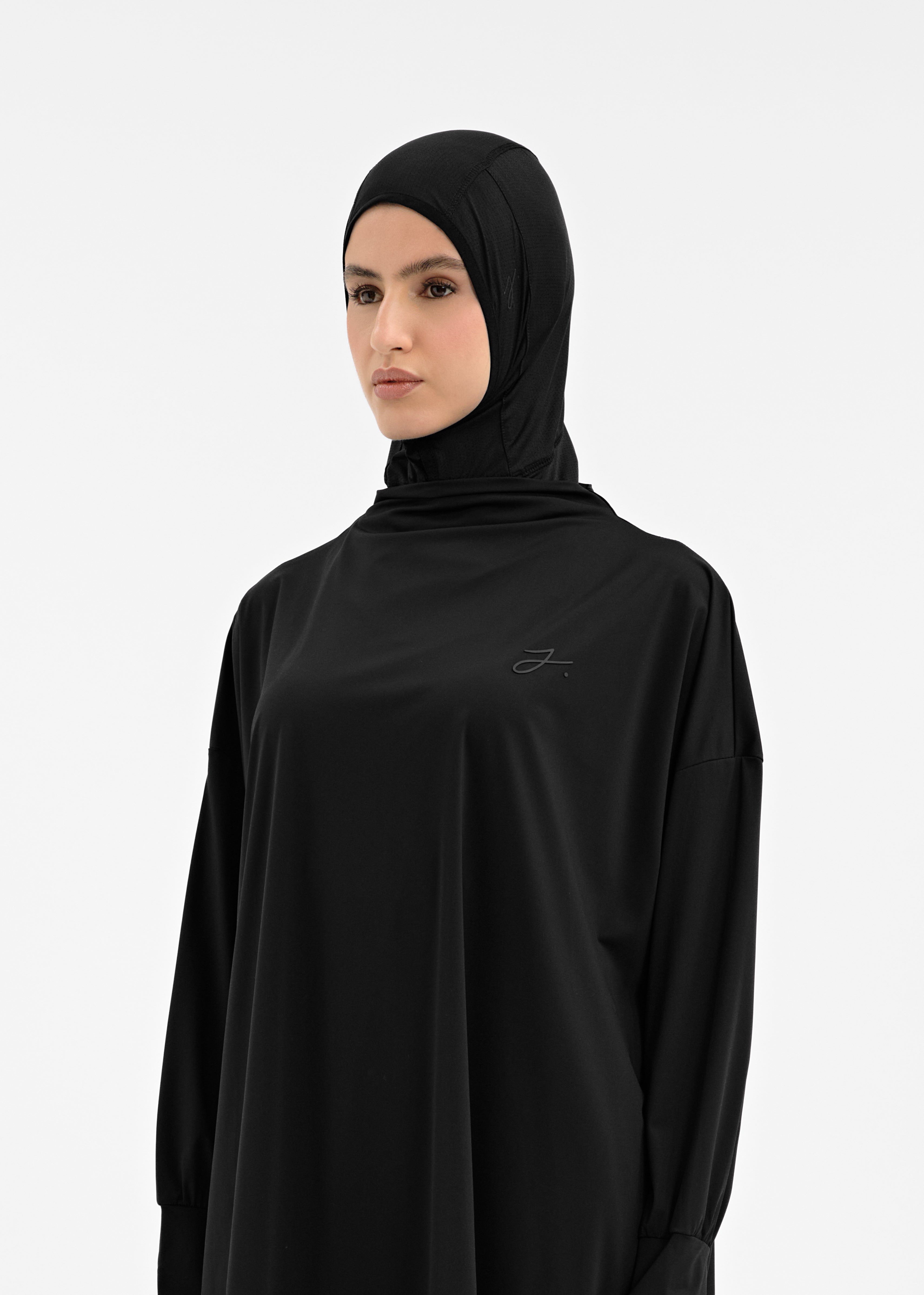 Air-Fit hijab noir
