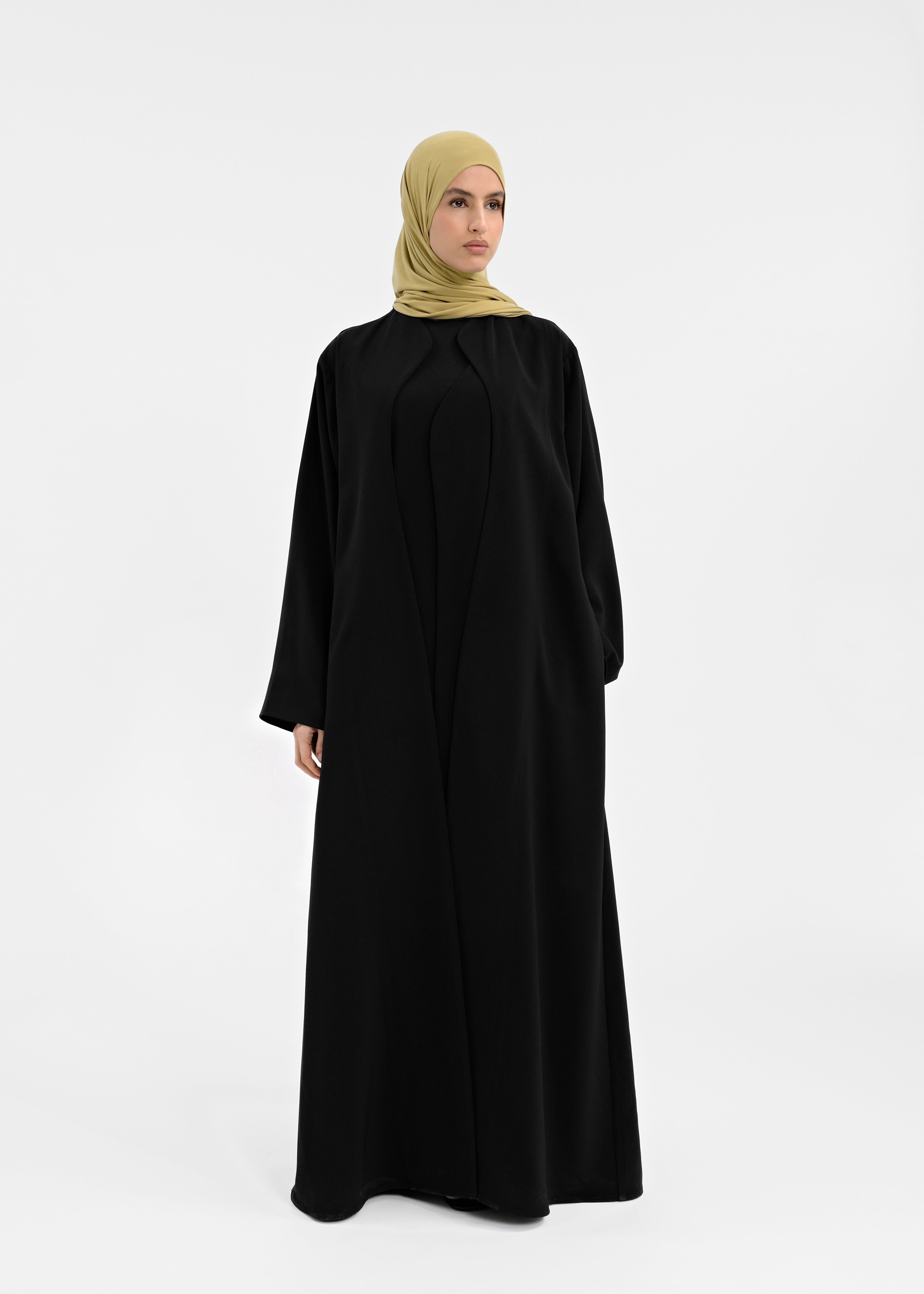 Abaya epure noir