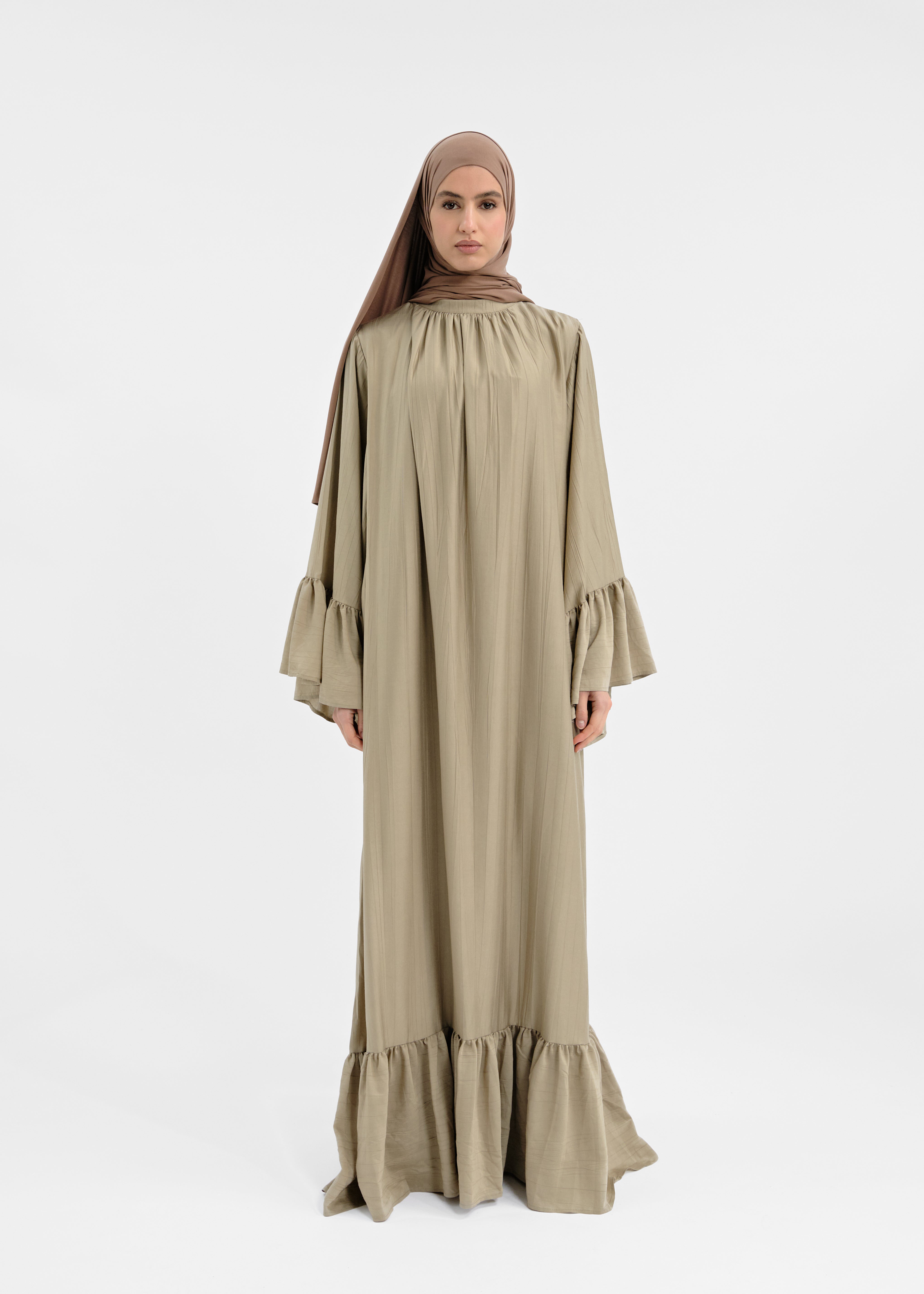 Yasmine dress taupe
