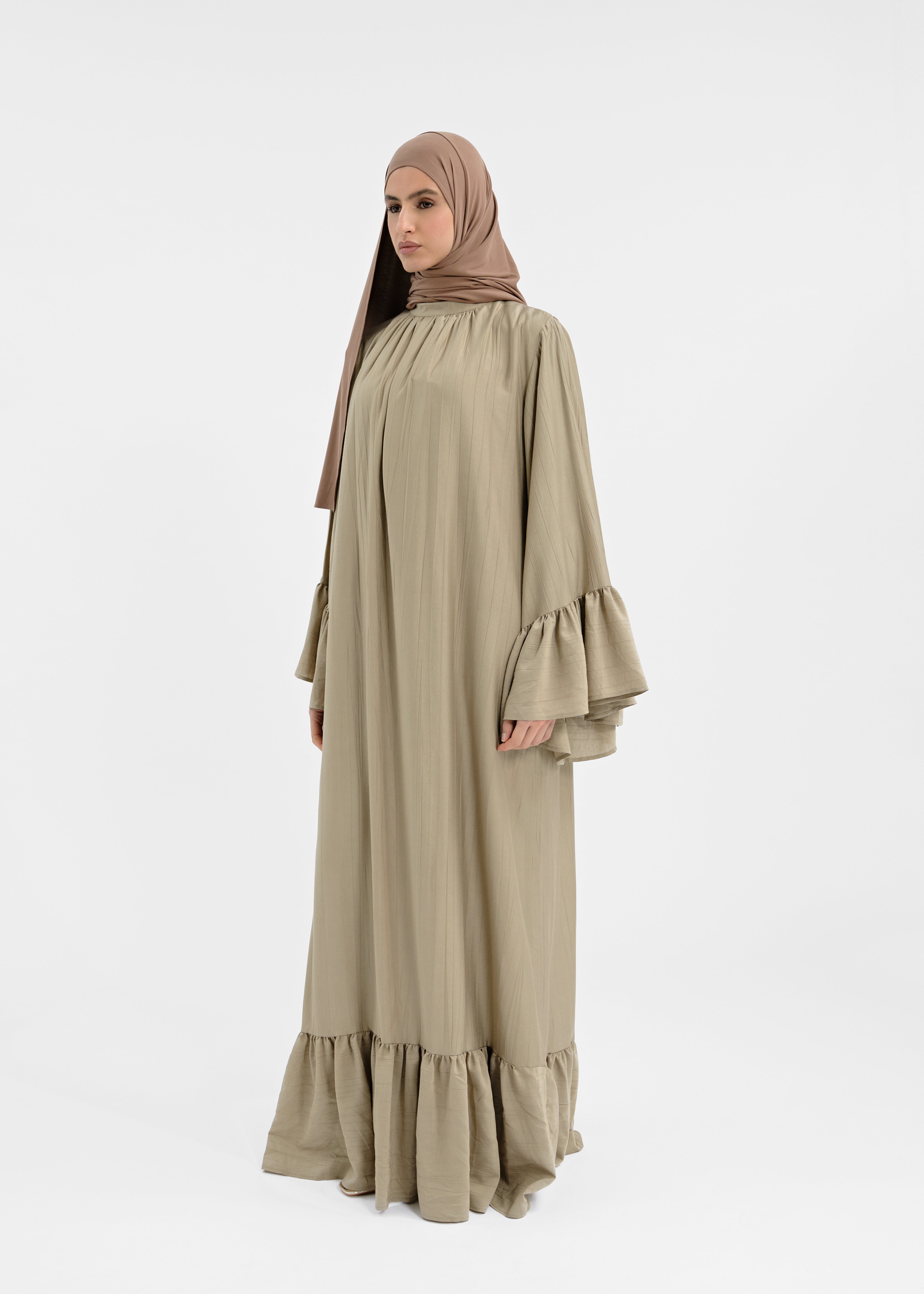 Yasmine dress taupe
