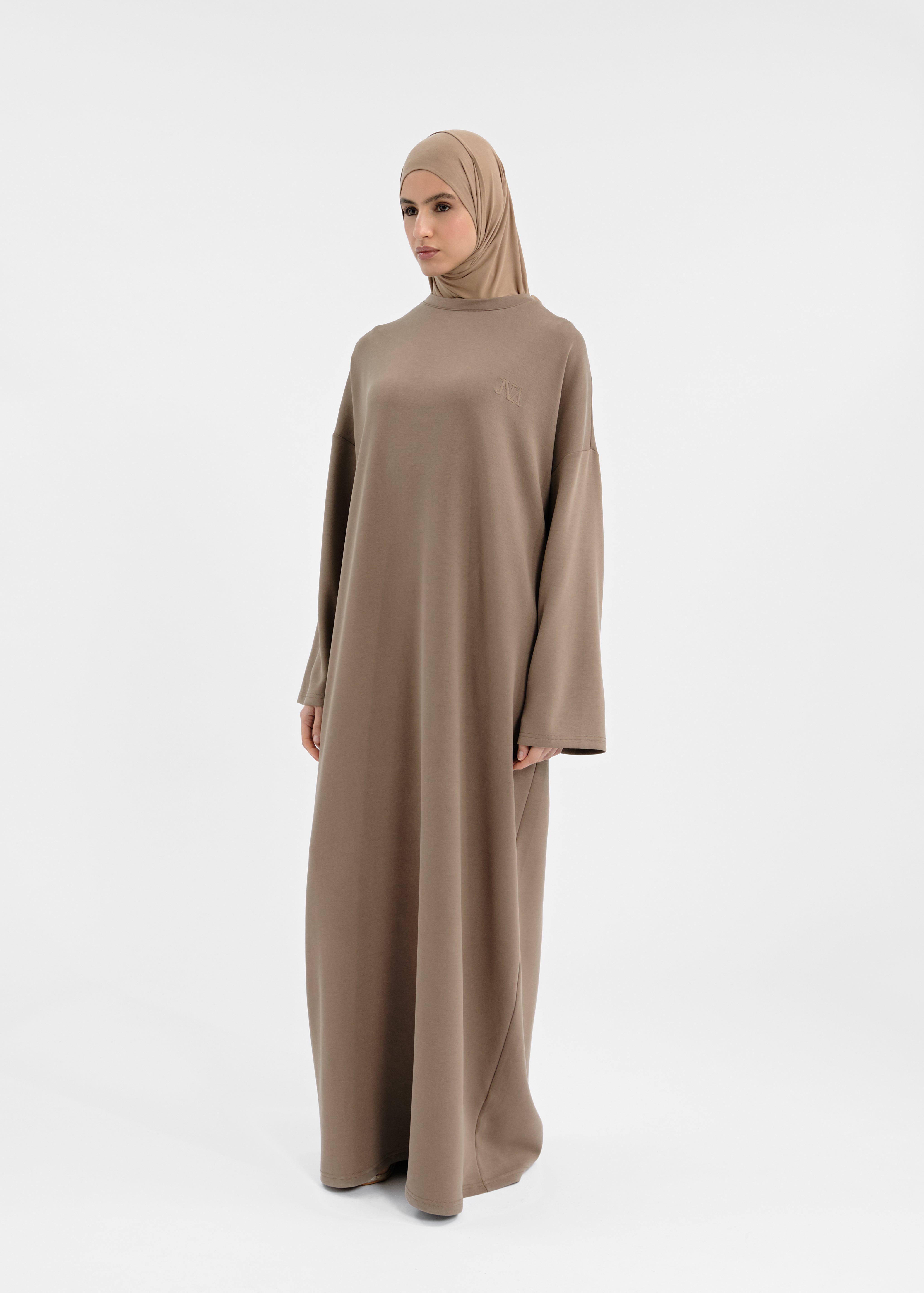 Robe over modal taupe