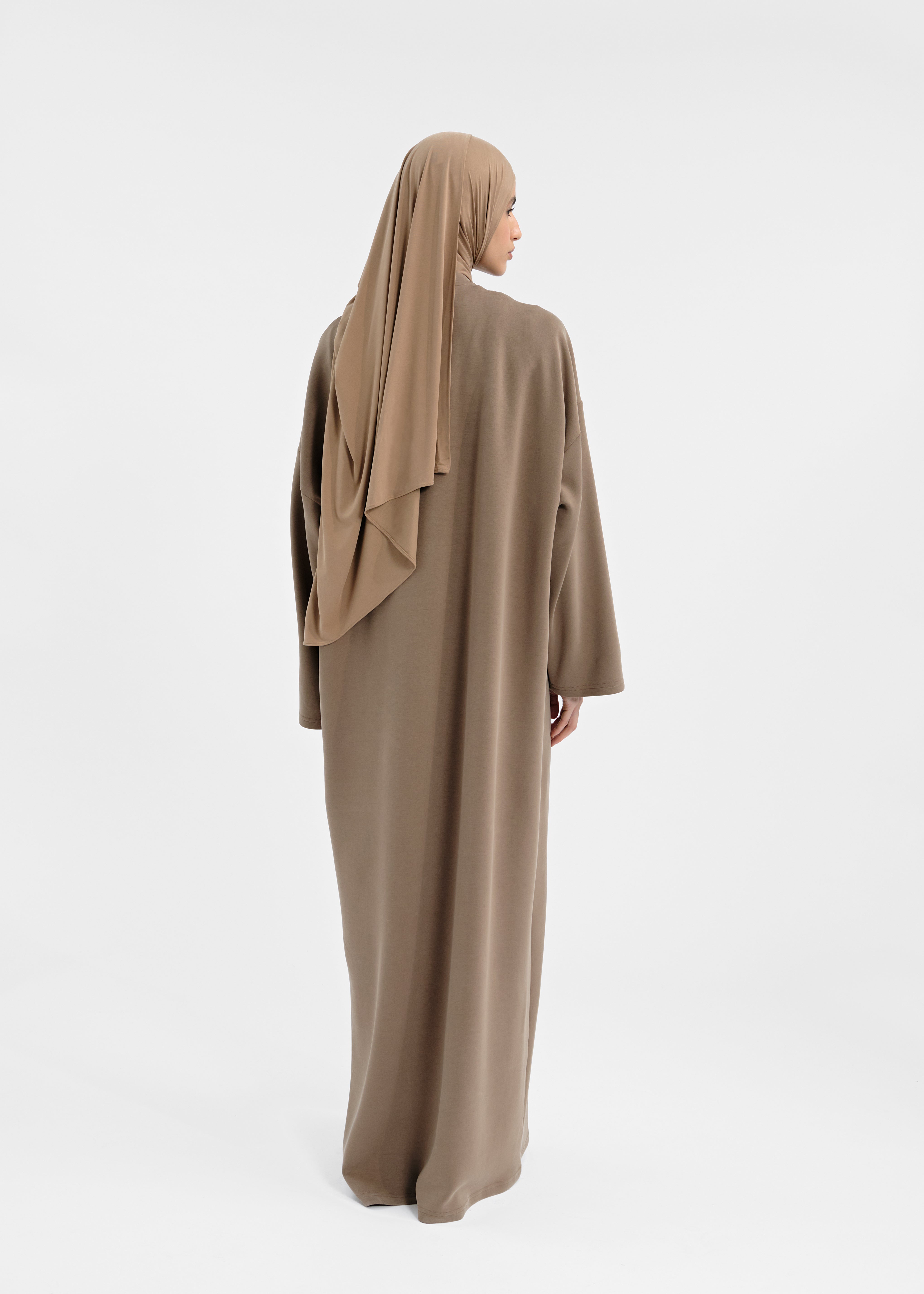 Robe over modal taupe