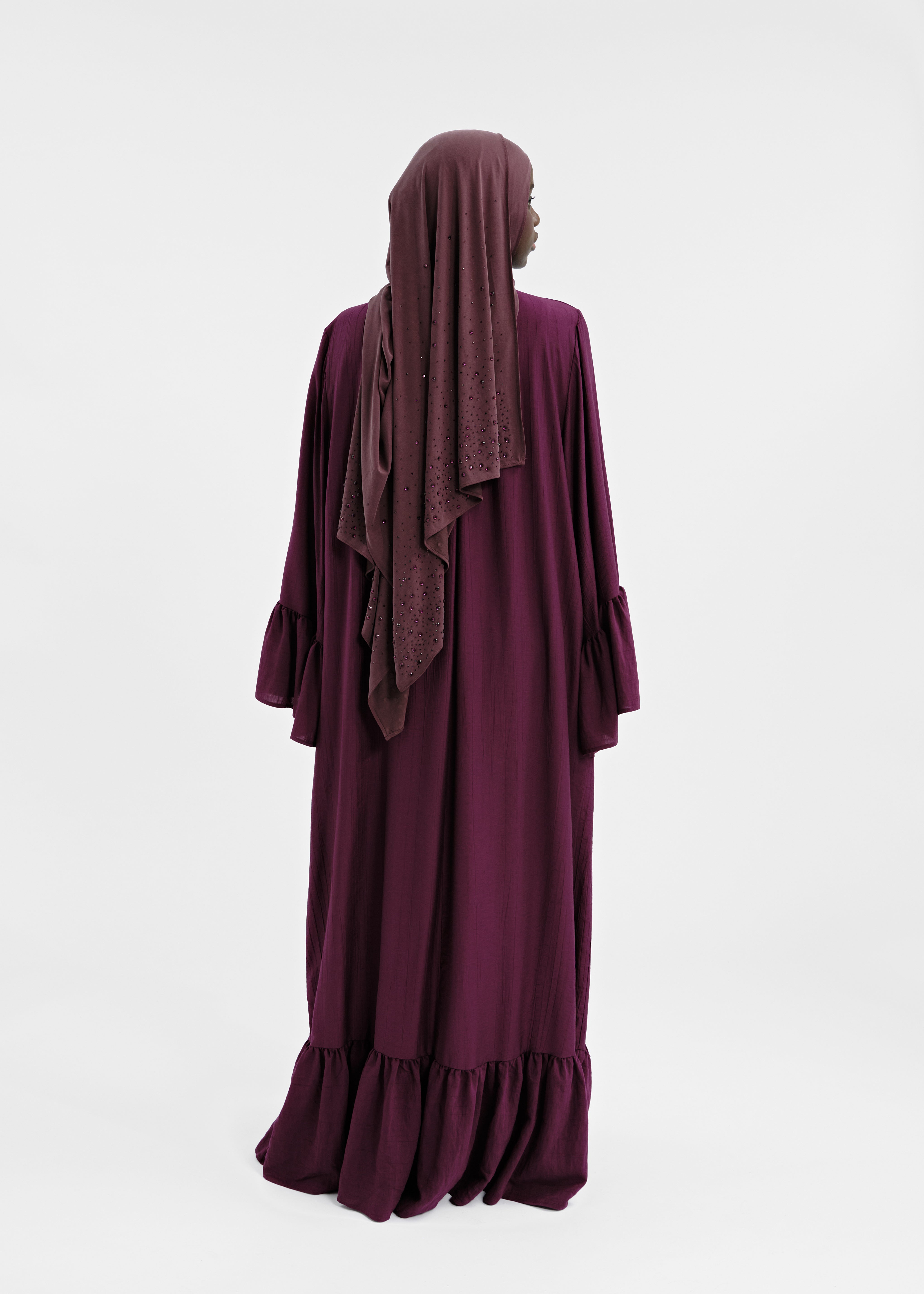 Yasmine dress burgundy