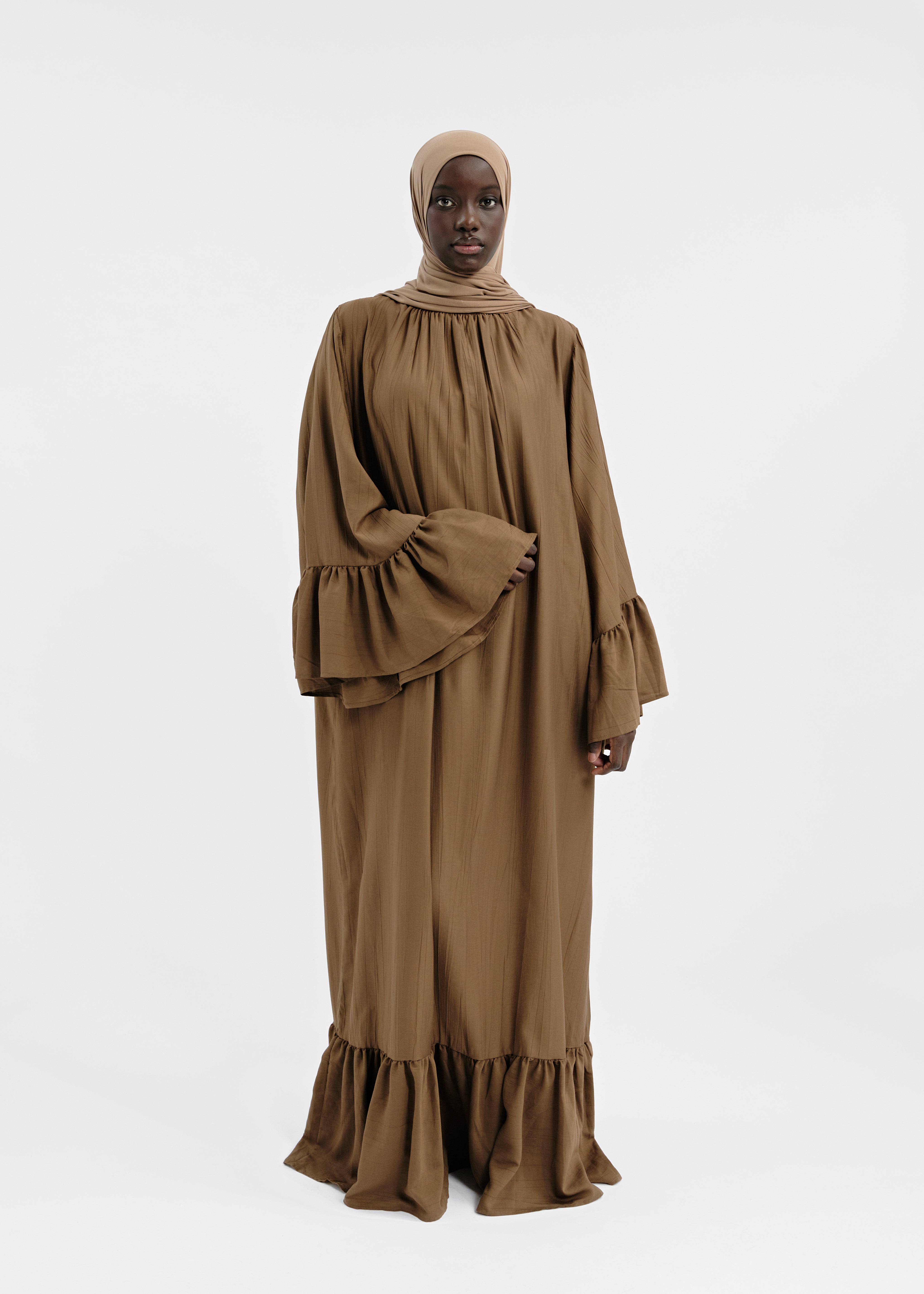 Yasmine dress chocolate