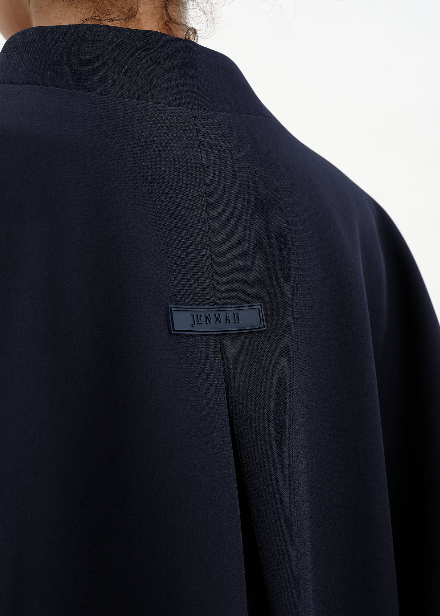 Bomber oversize bleu marine