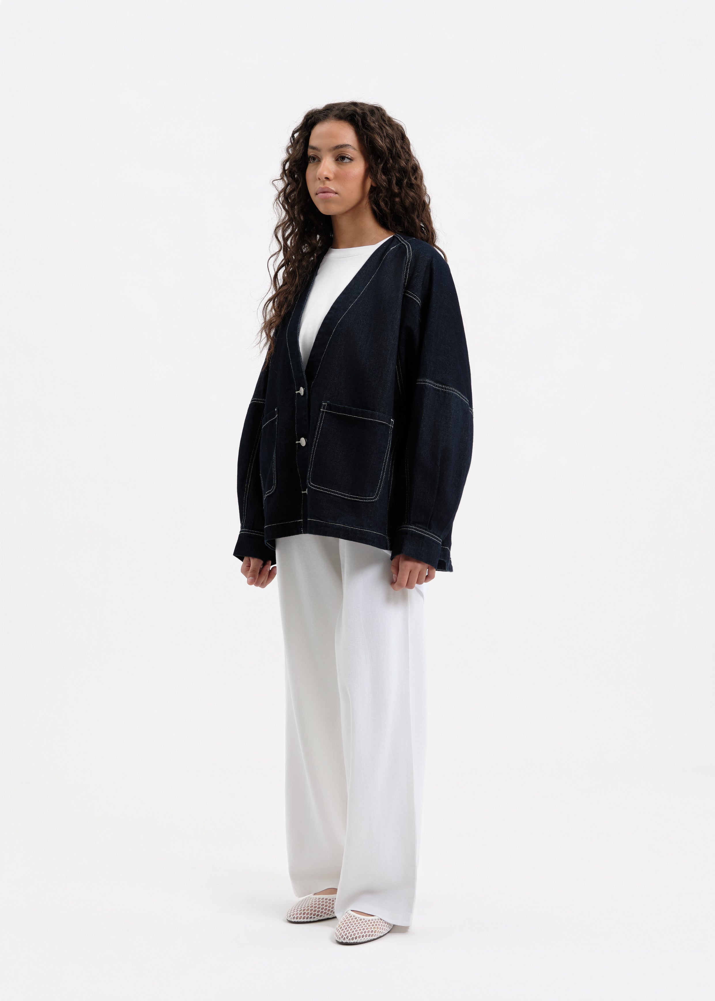 Oversize denim jacket