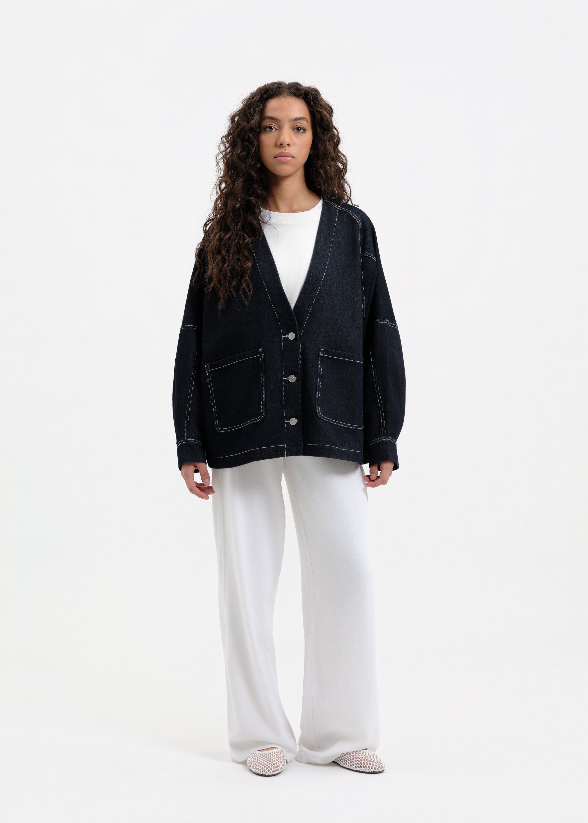 Oversize denim jacket