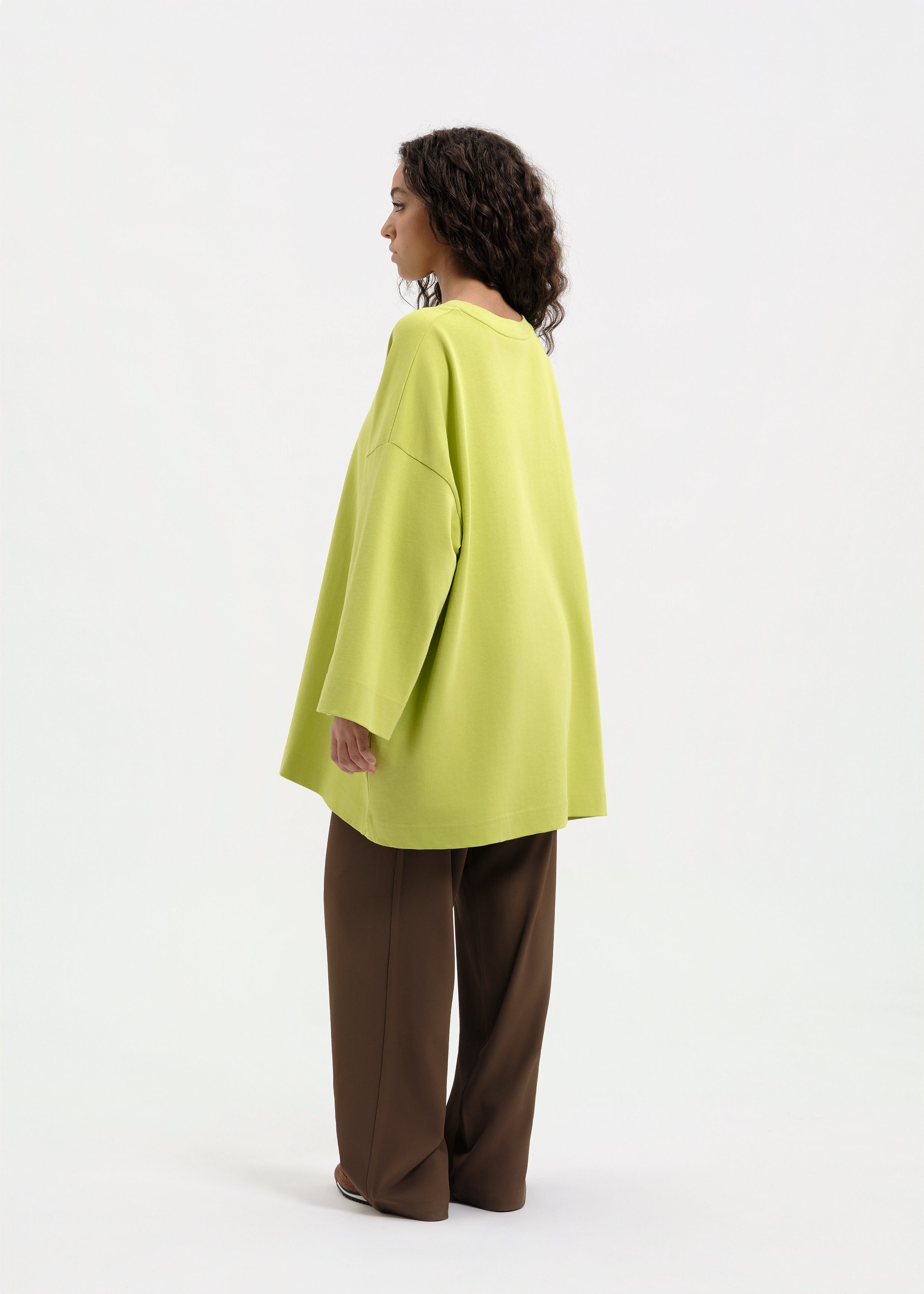 T-shirt oversize zitoun