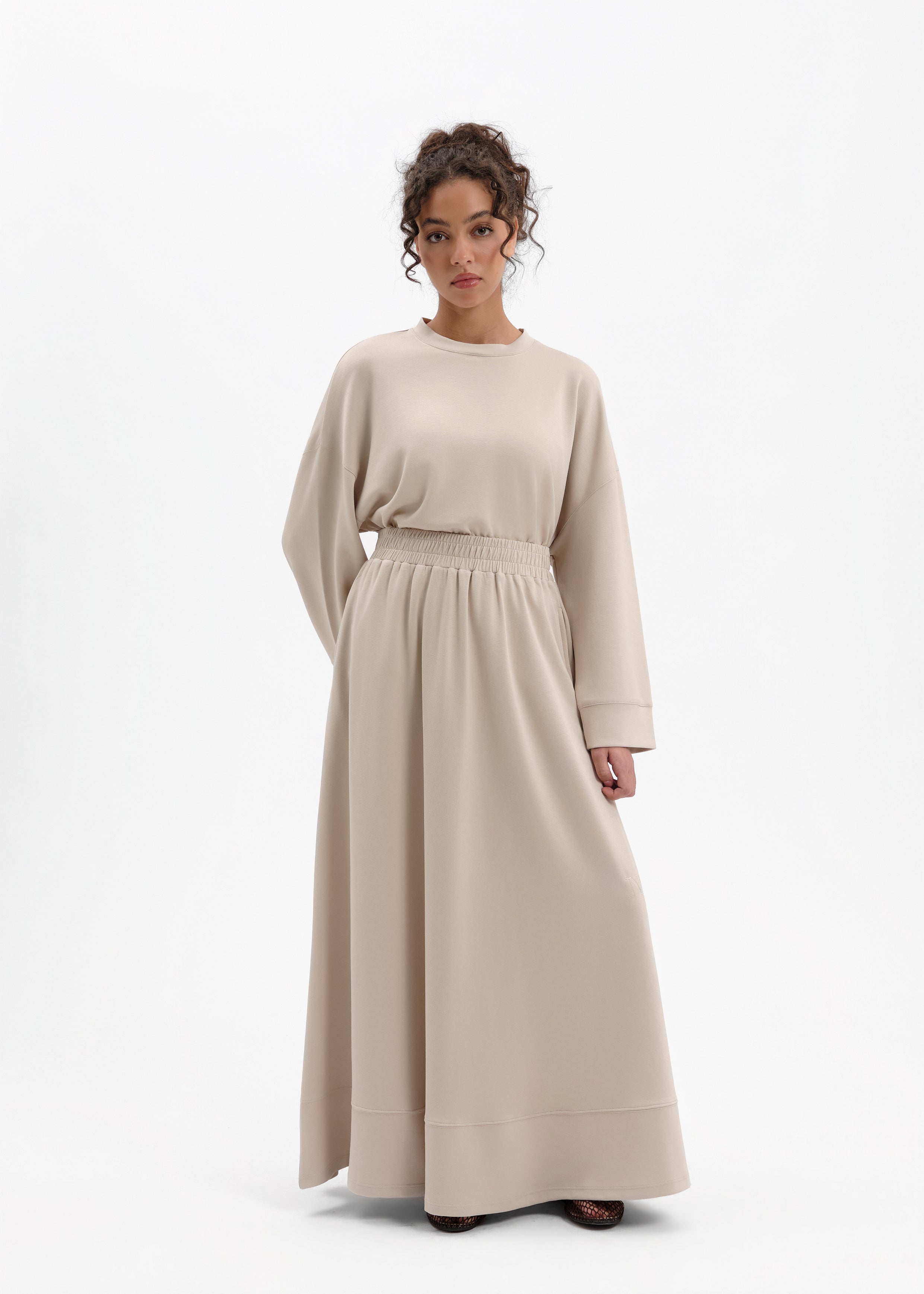 Riveira skirt greige