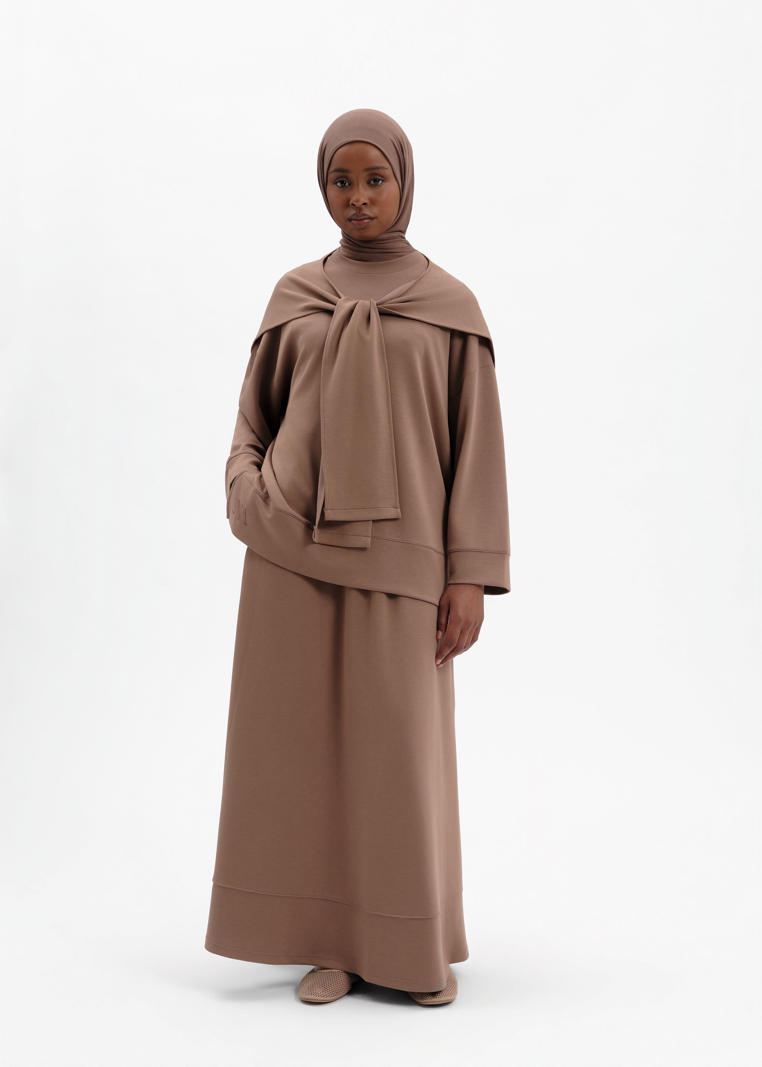 Riveira skirt taupe