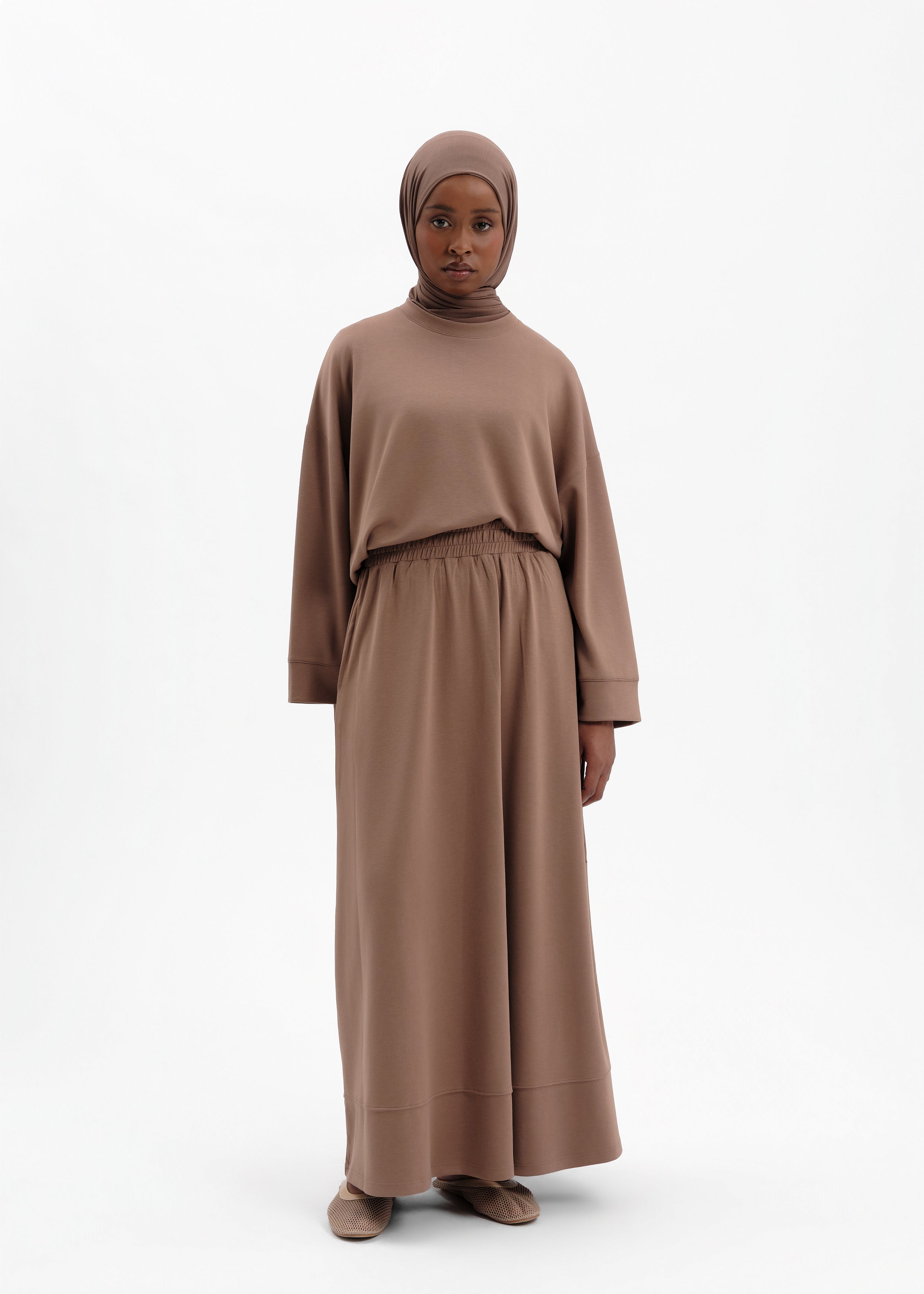 Riveira skirt taupe