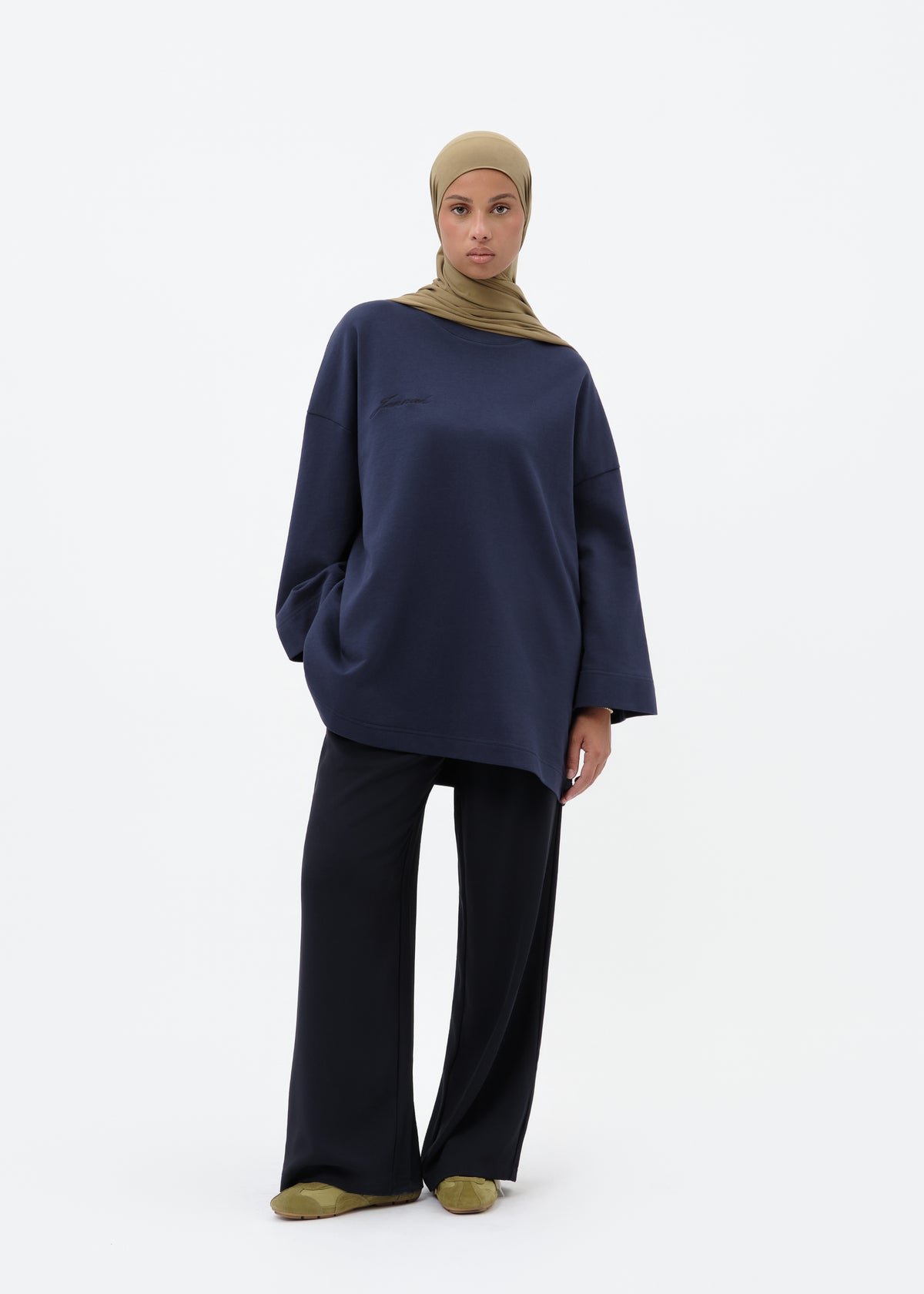 T-shirt oversize navy