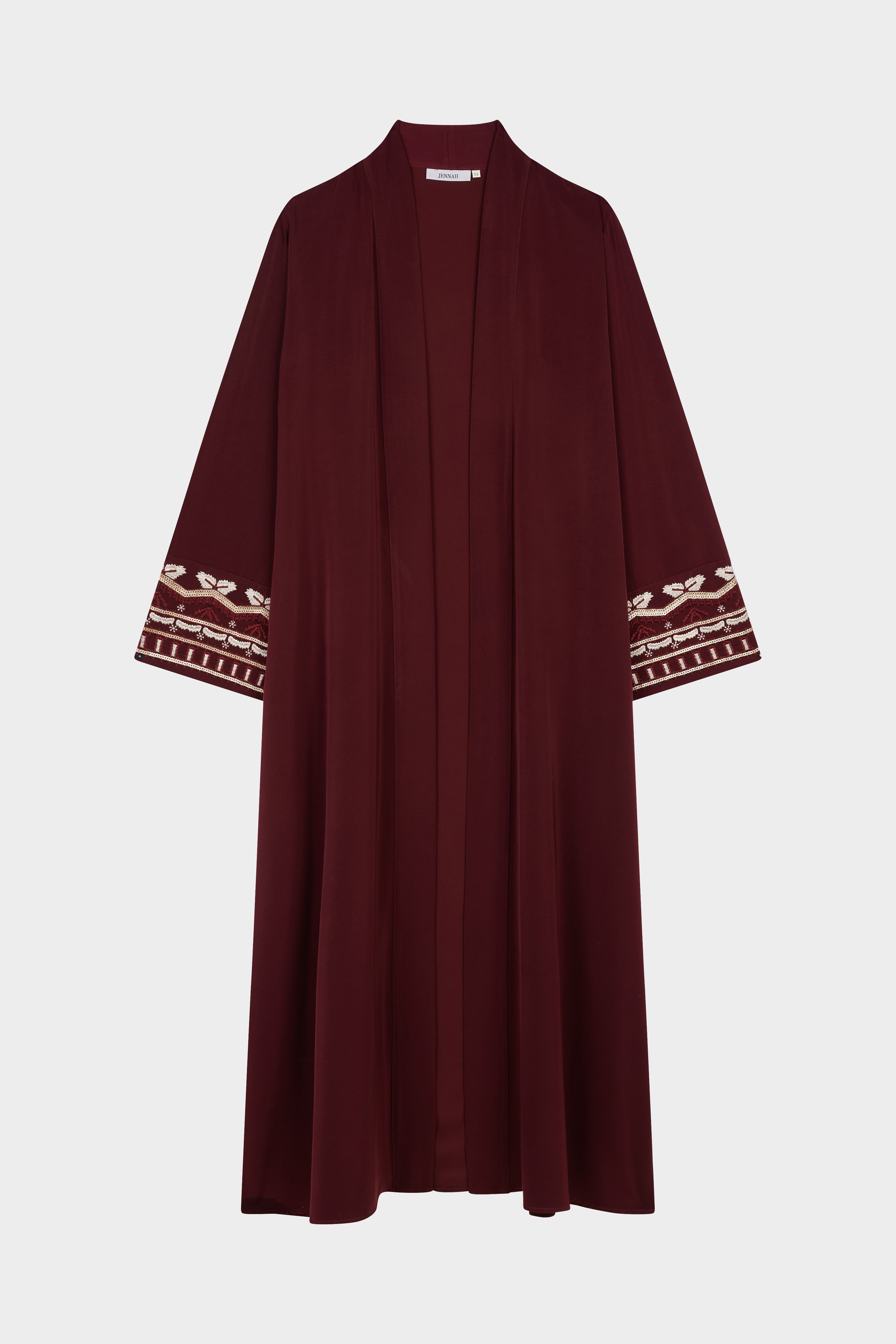 Abaya set Oria bordeaux