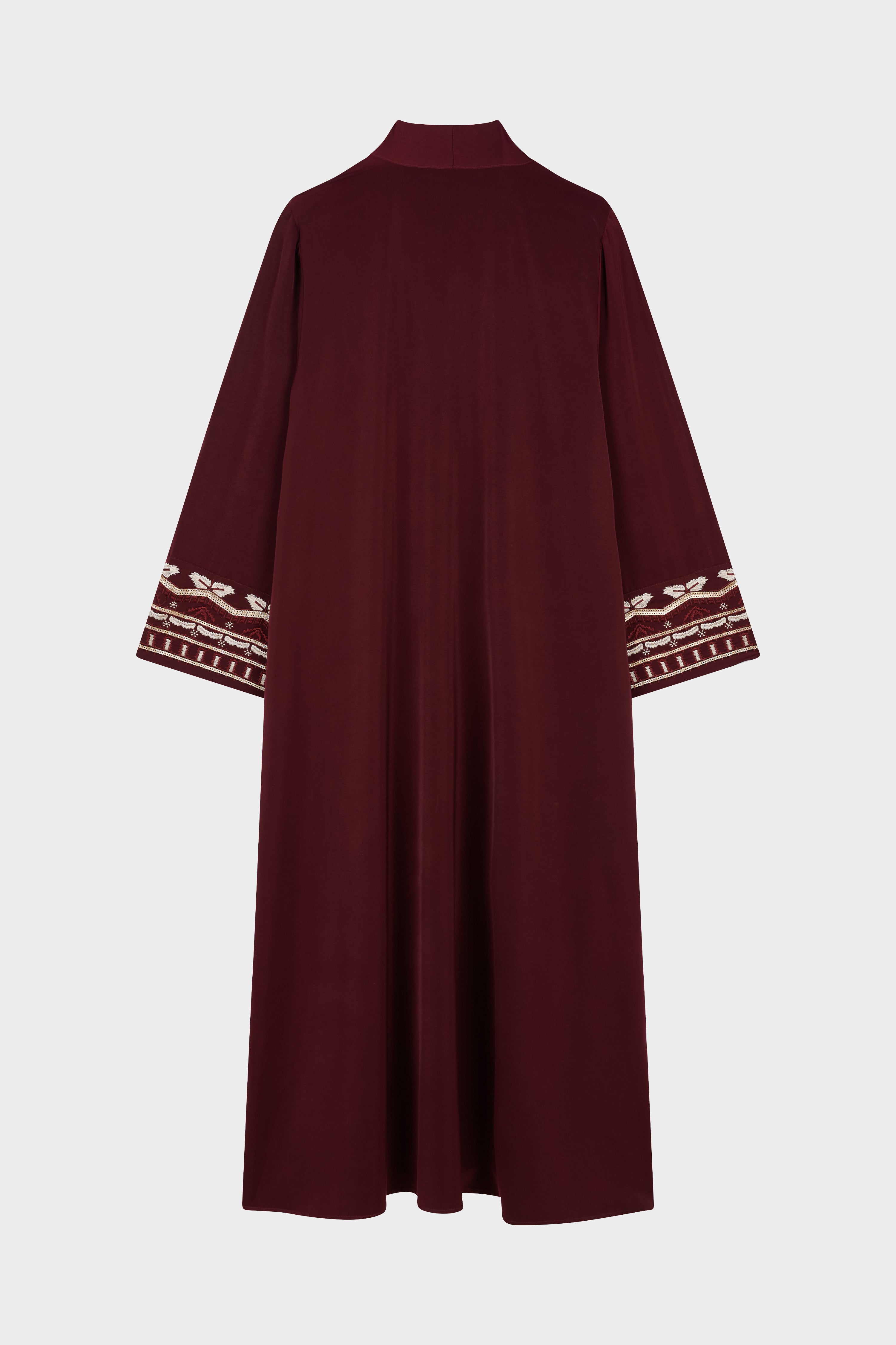 Abaya set Oria bordeaux