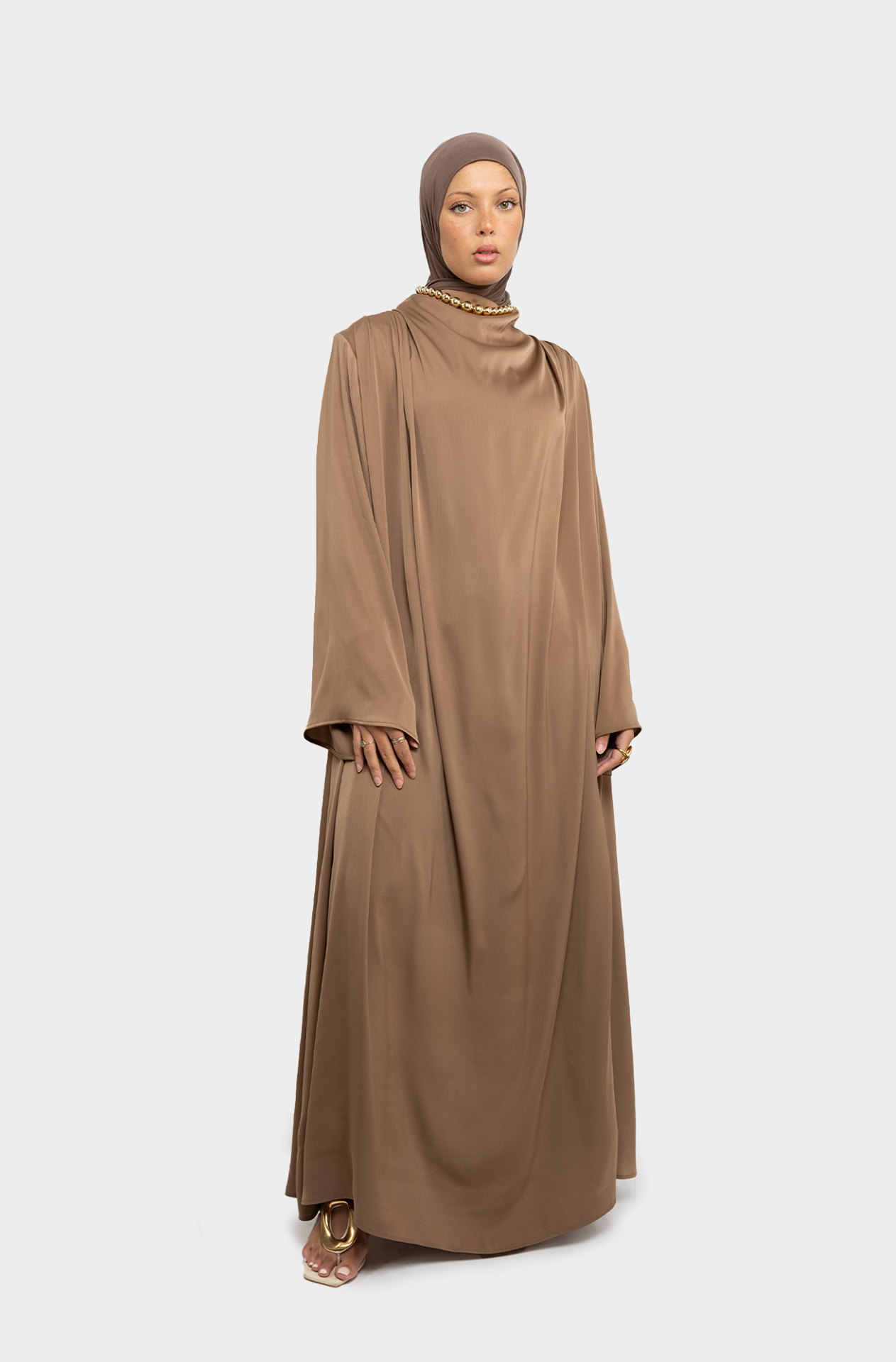 Robe Naaya taupe