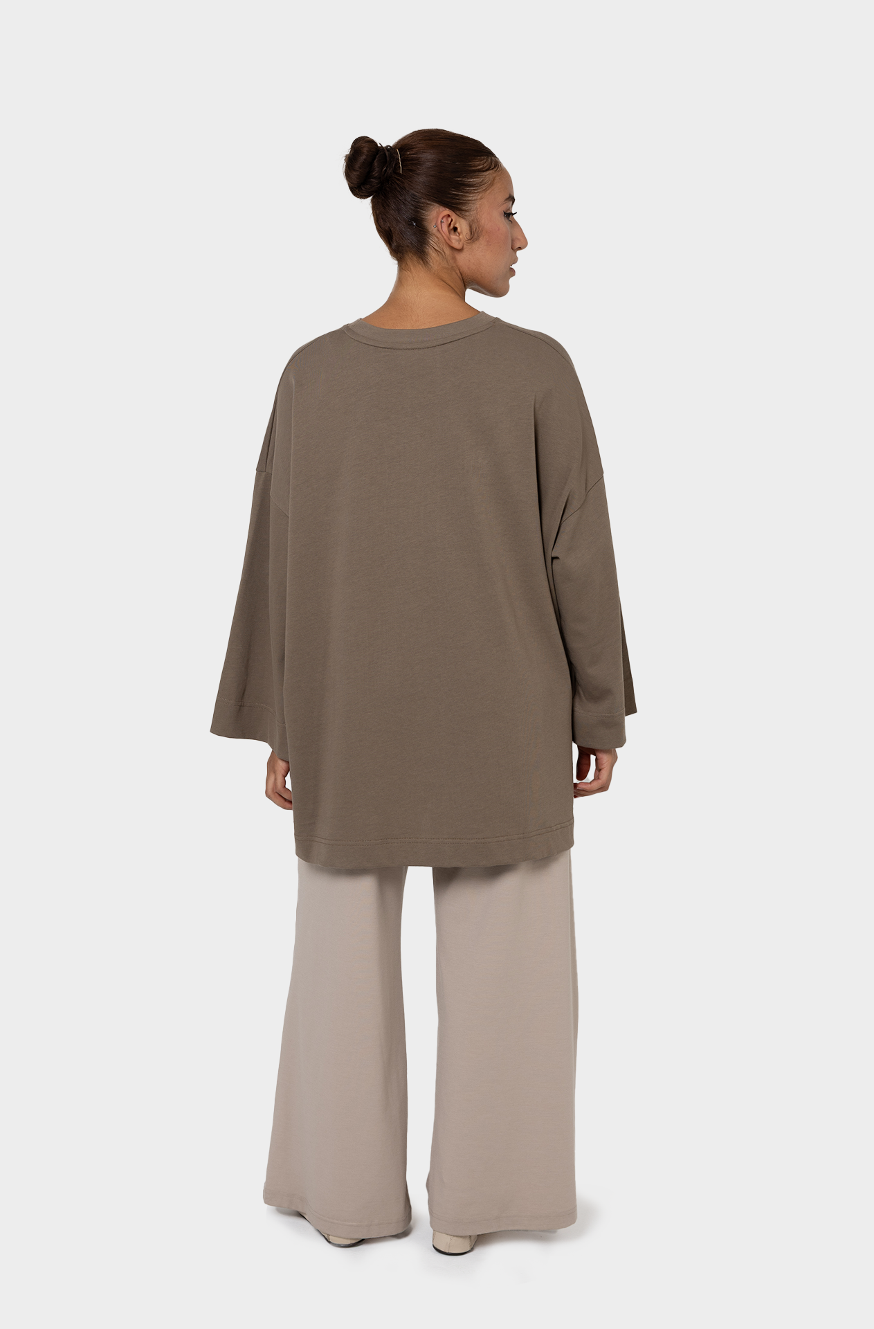 Taupe oversize t-shirt