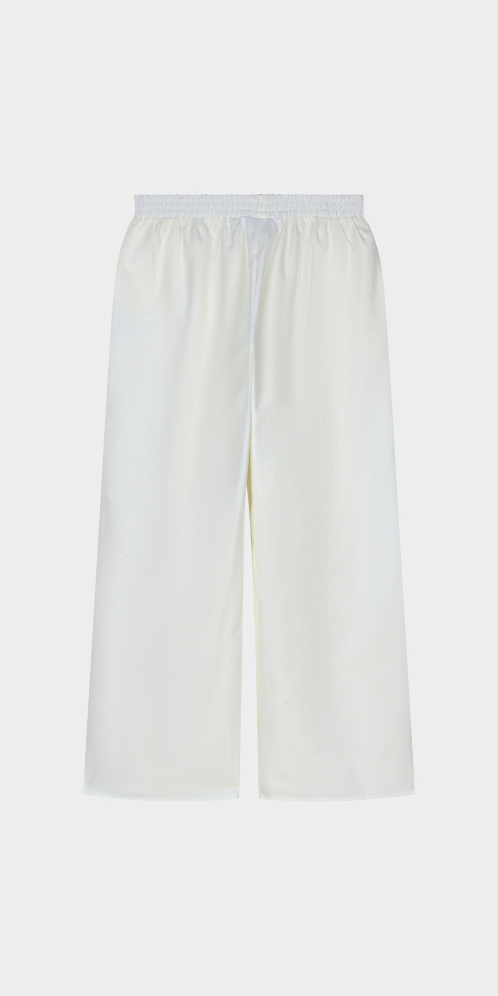 Pantalon oversize coton blanc