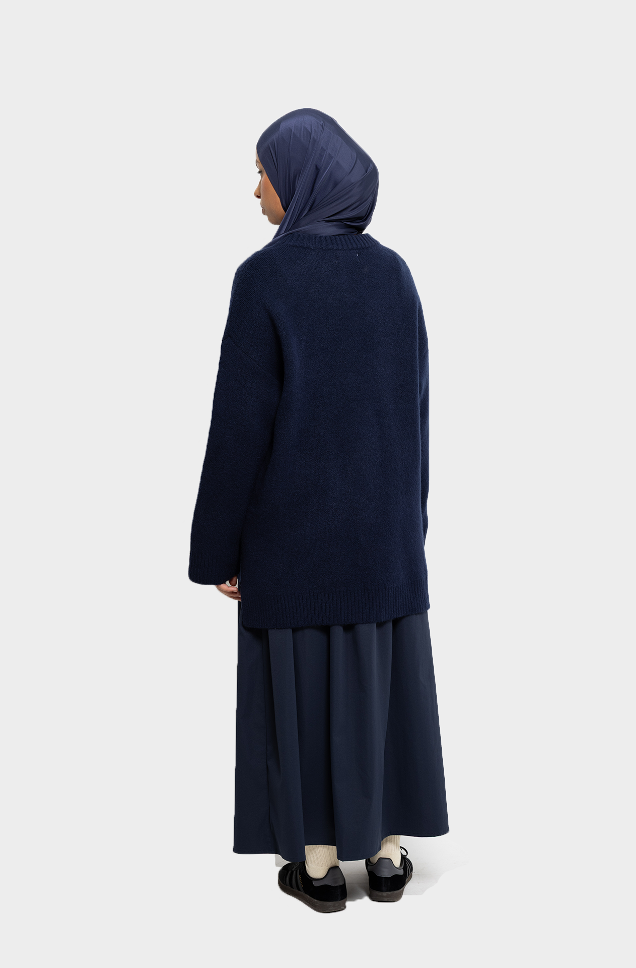 Pull oversize navy