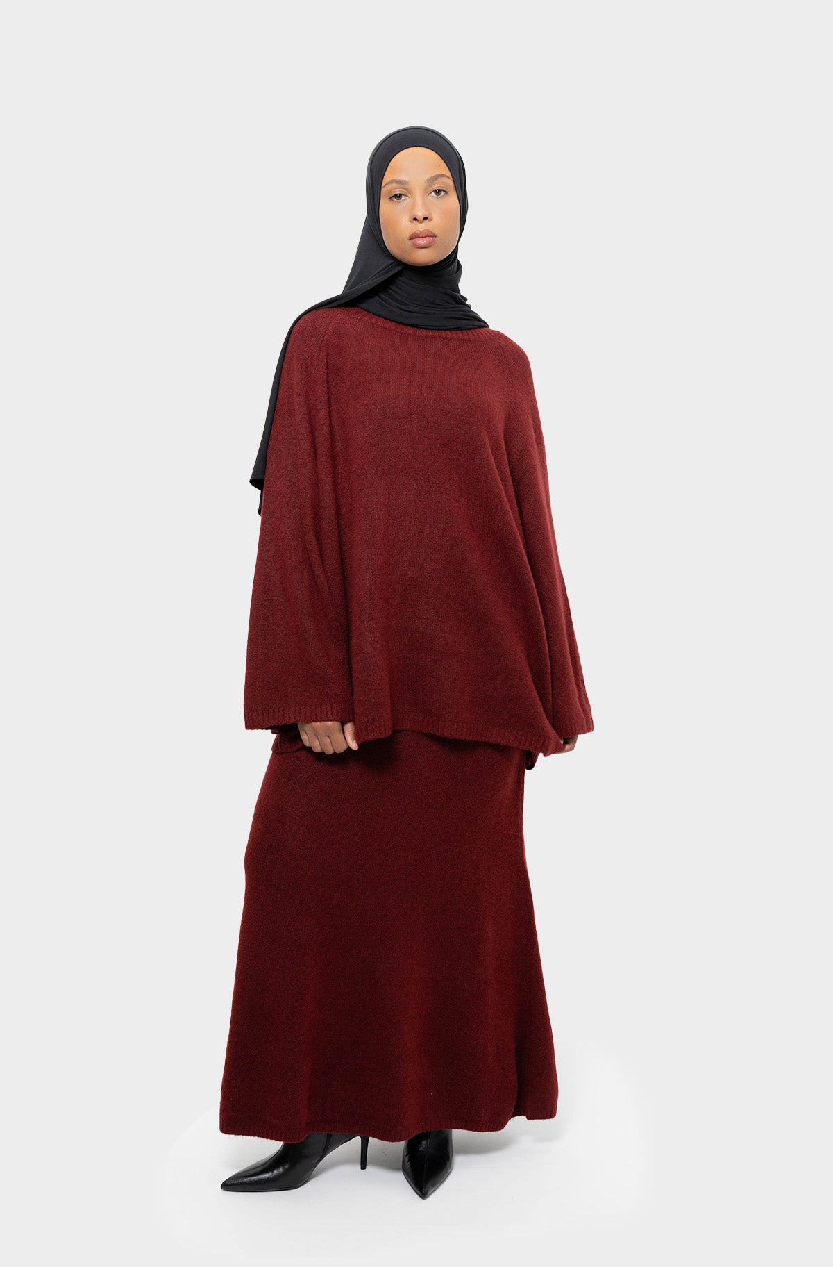 Ensemble Grace burgundy