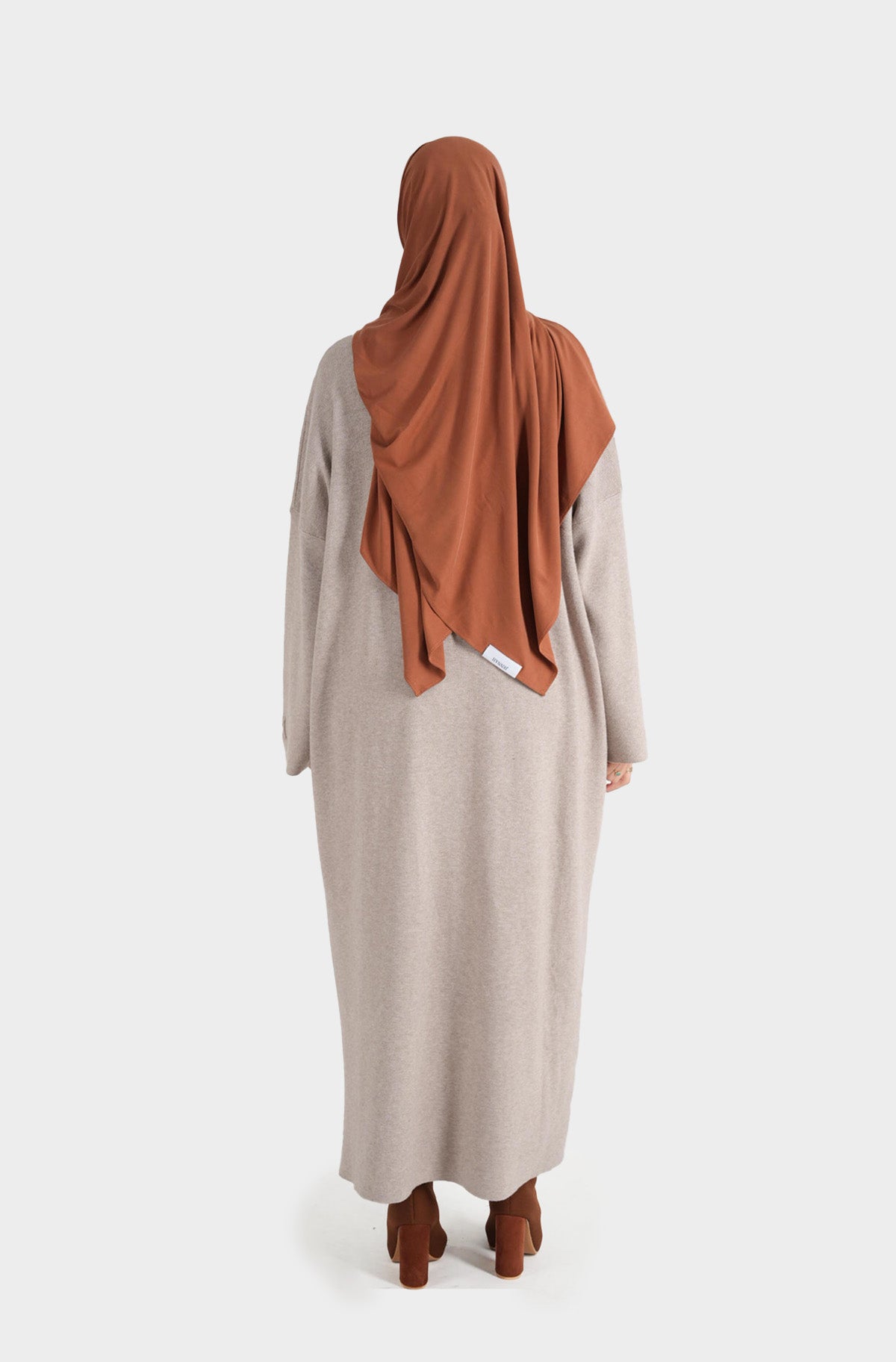 Set dress and vest taupe jna