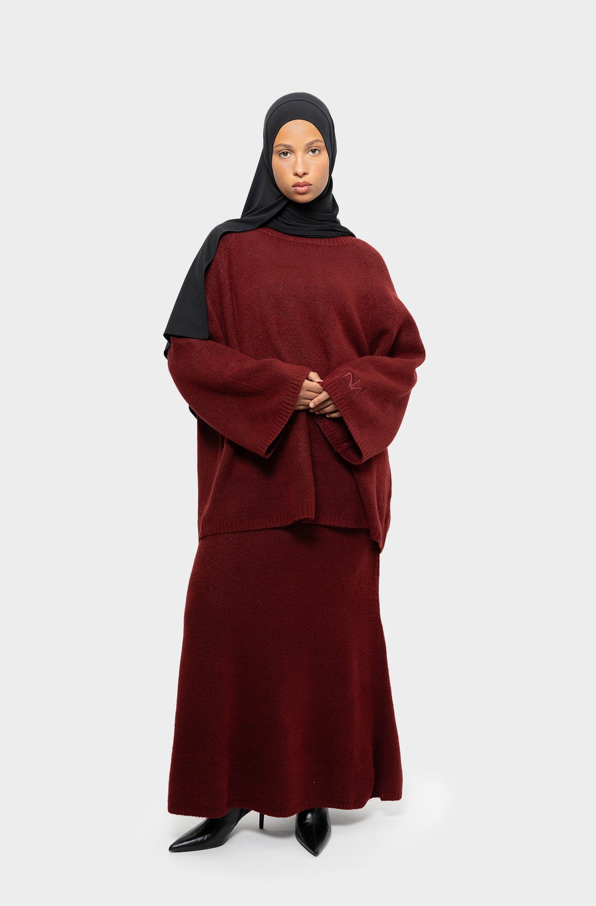 Ensemble Grace burgundy