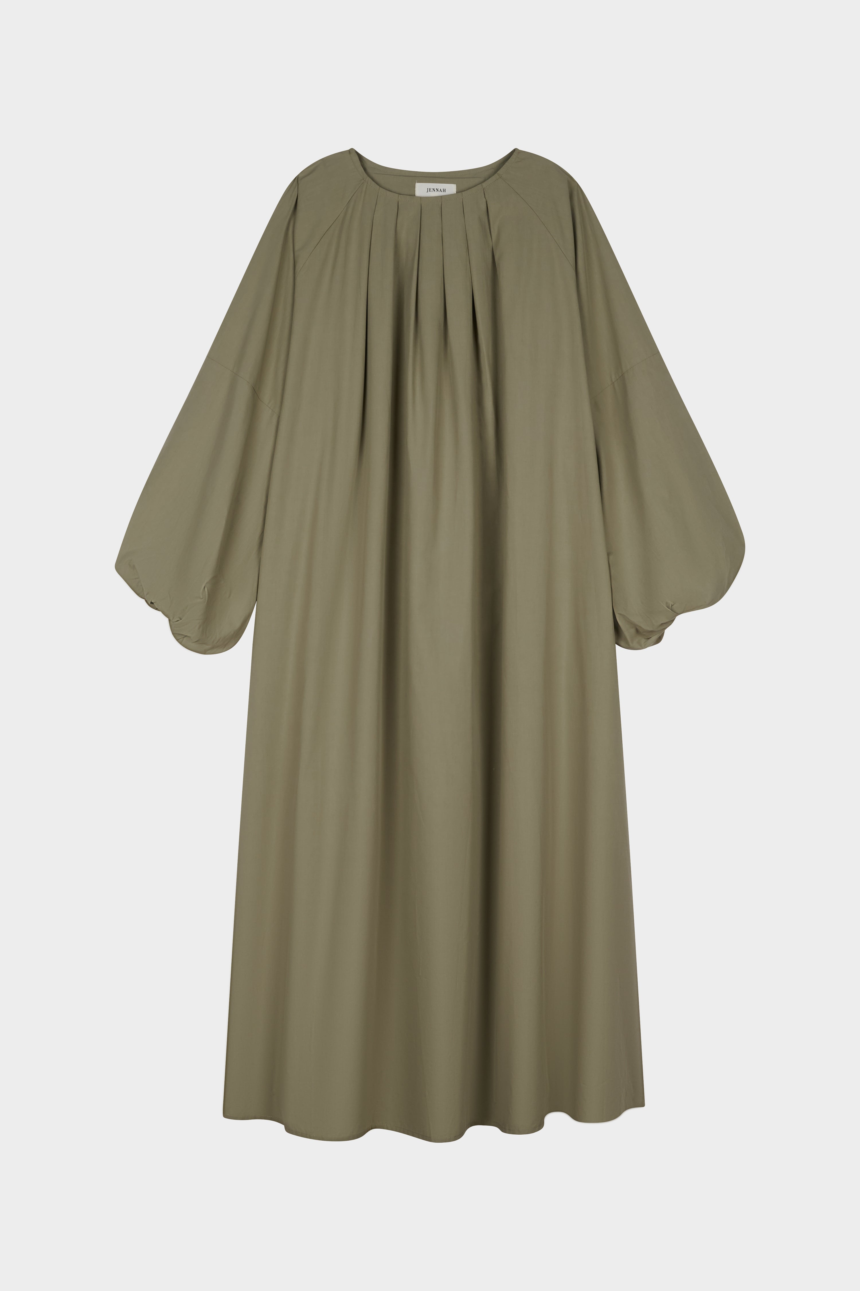 Khaki balloon dress