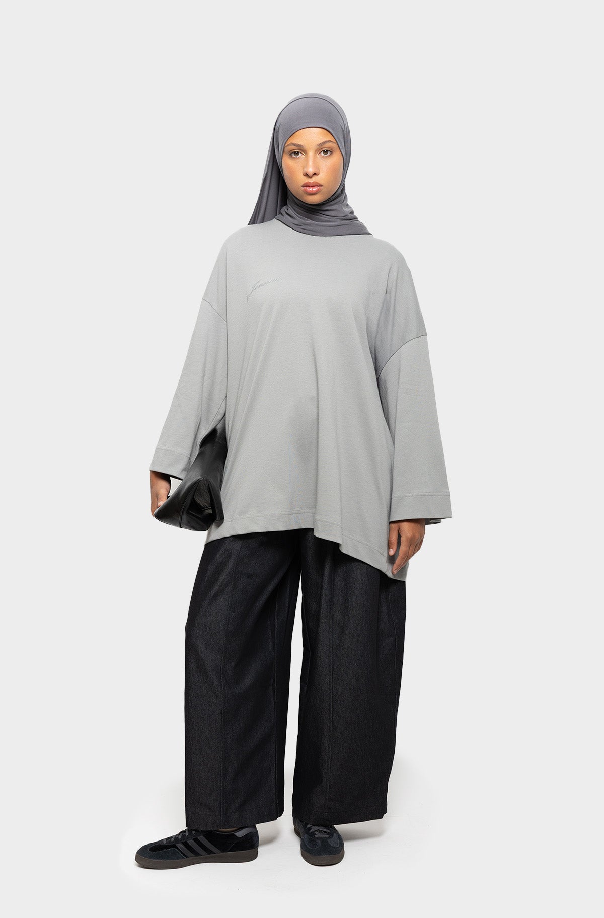 Light grey oversized t-shirt