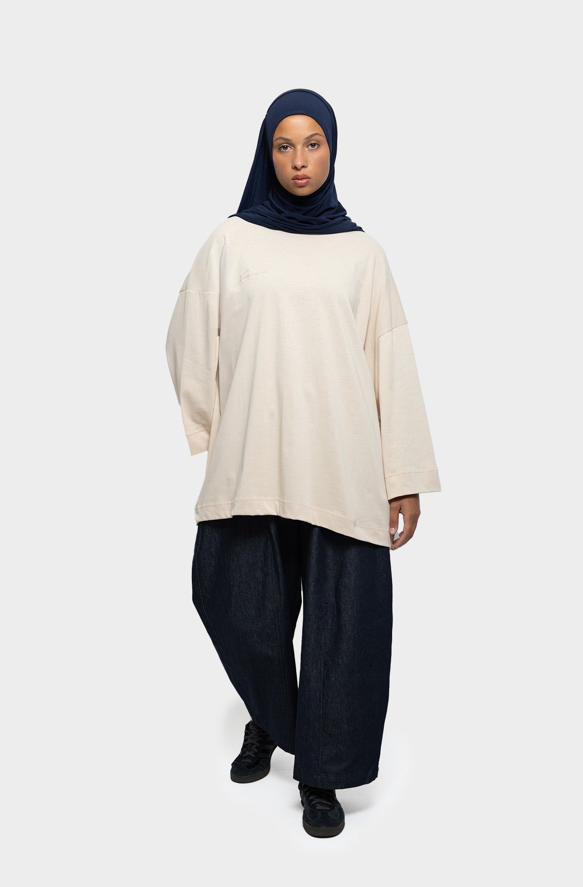 T-shirt oversize vanille