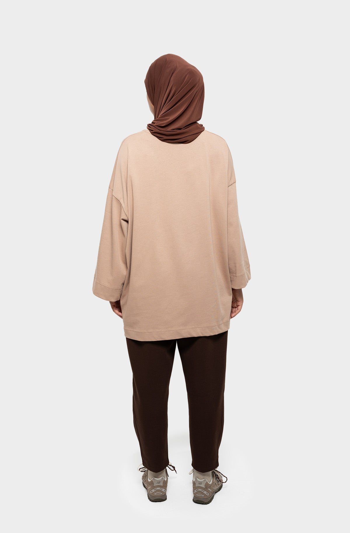 T-shirt oversize mocha