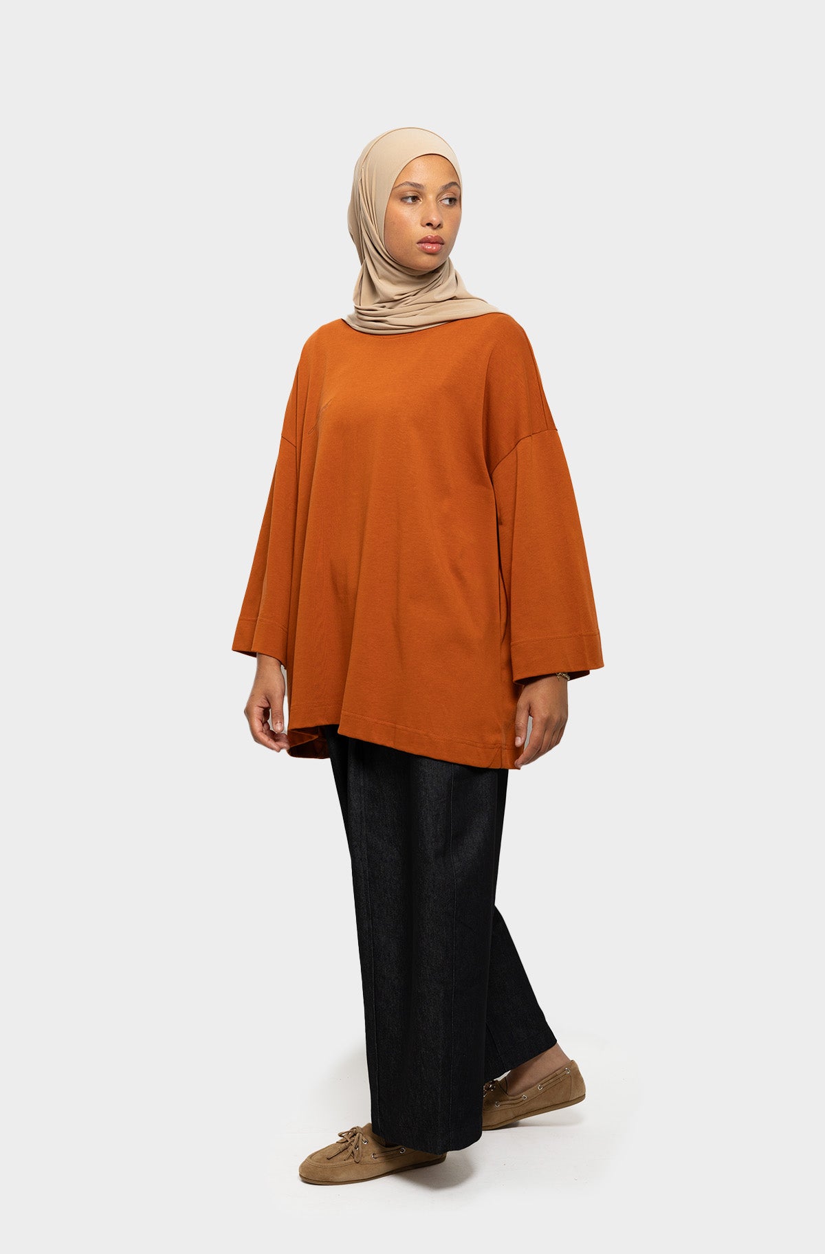 T-shirt oversize pumpkin