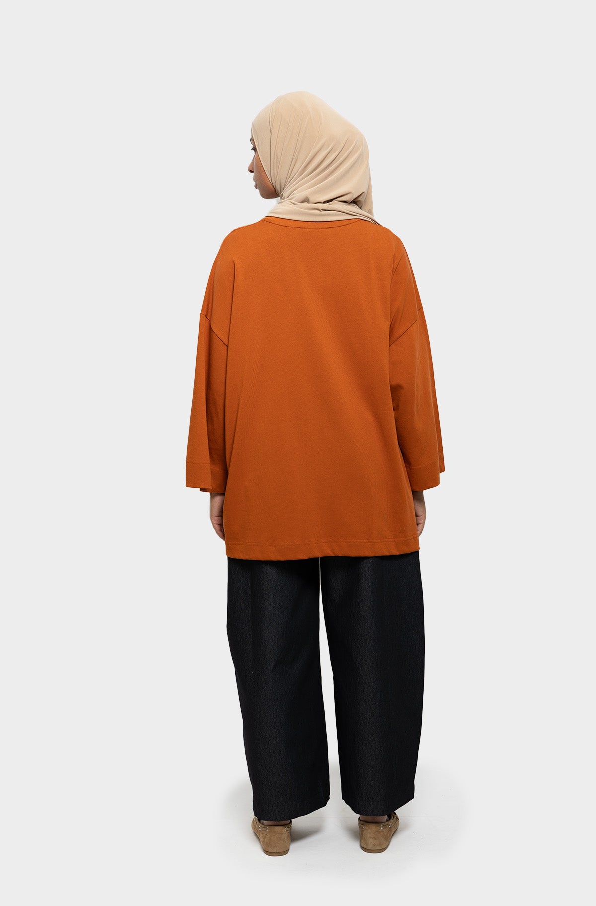 T-shirt oversize pumpkin