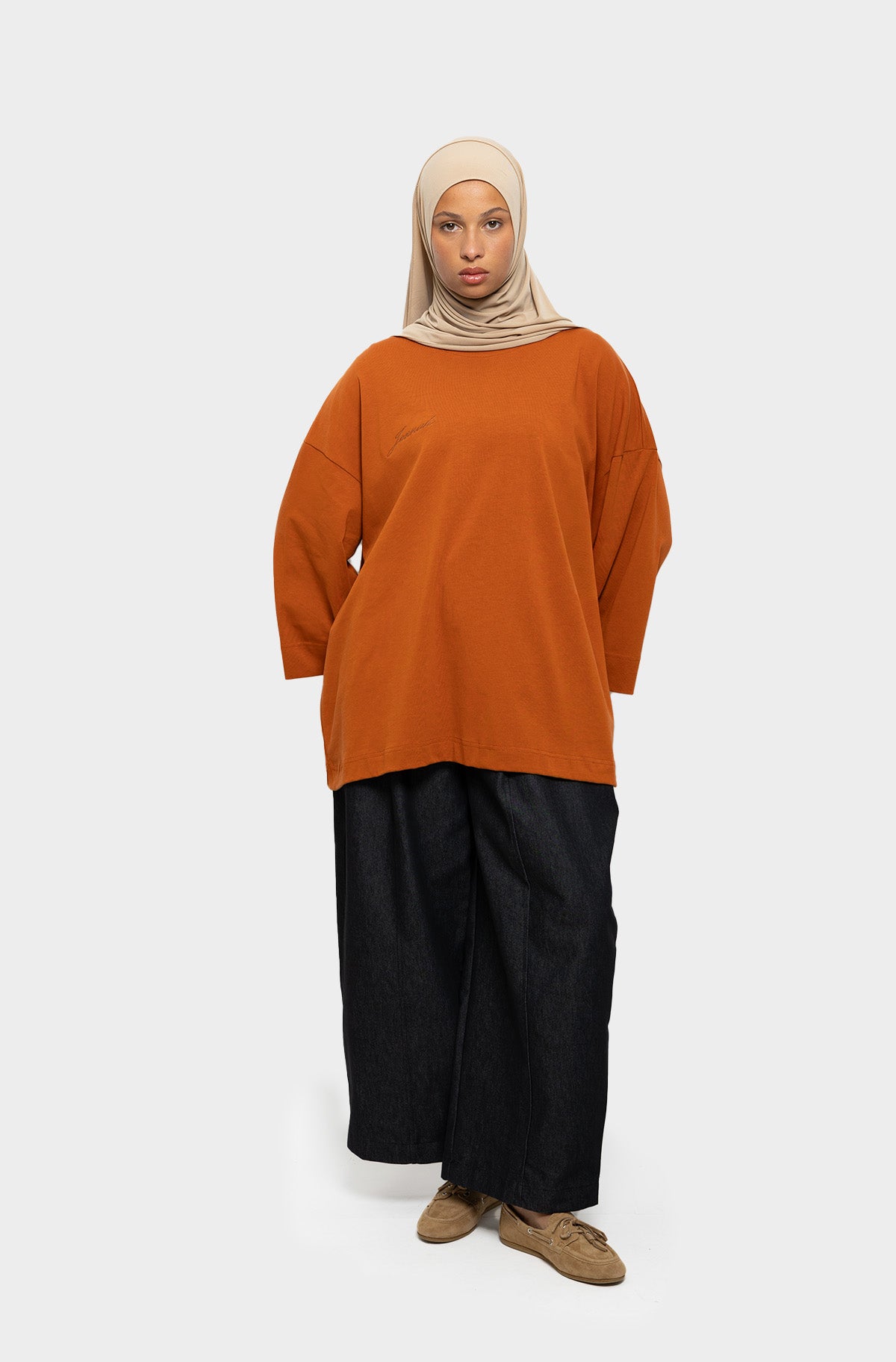 T-shirt oversize pumpkin