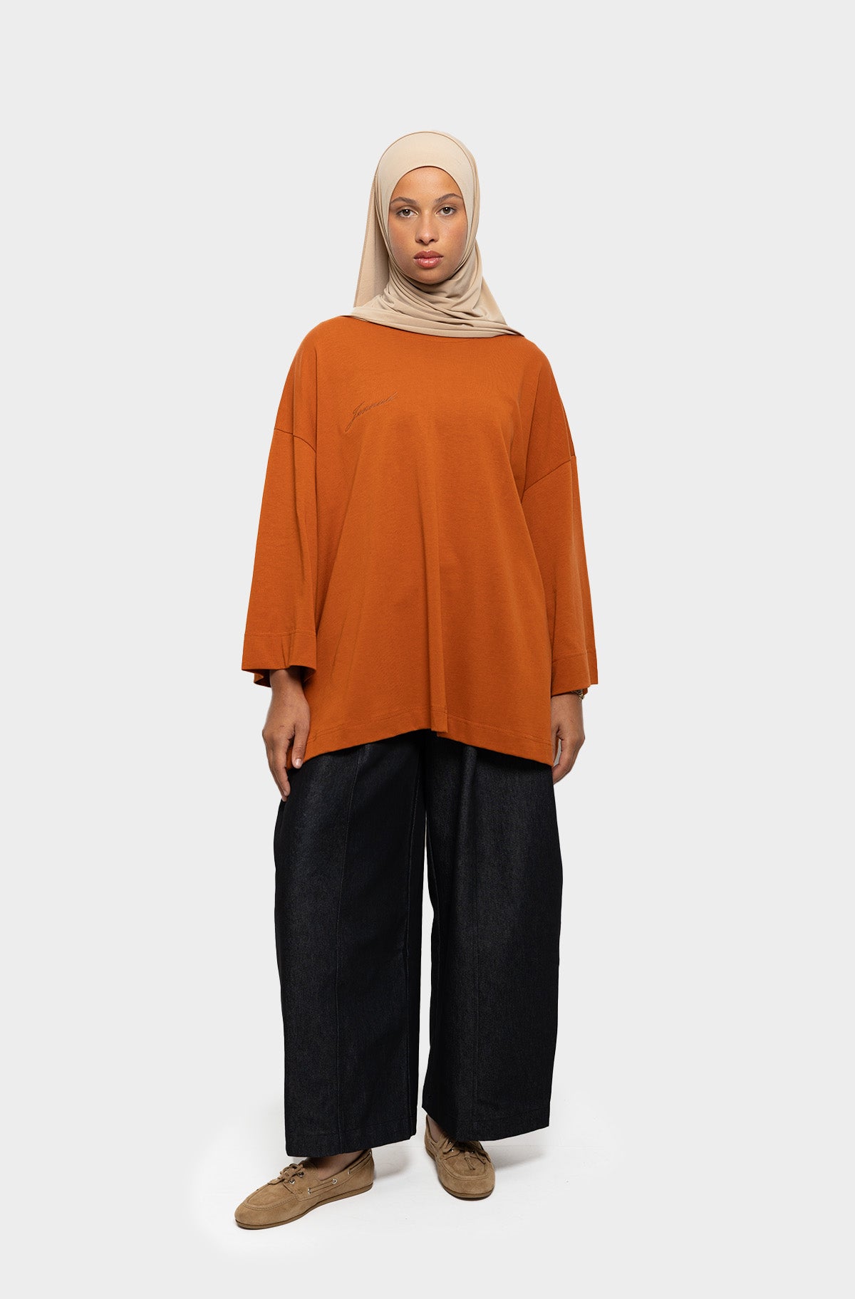 T-shirt oversize pumpkin