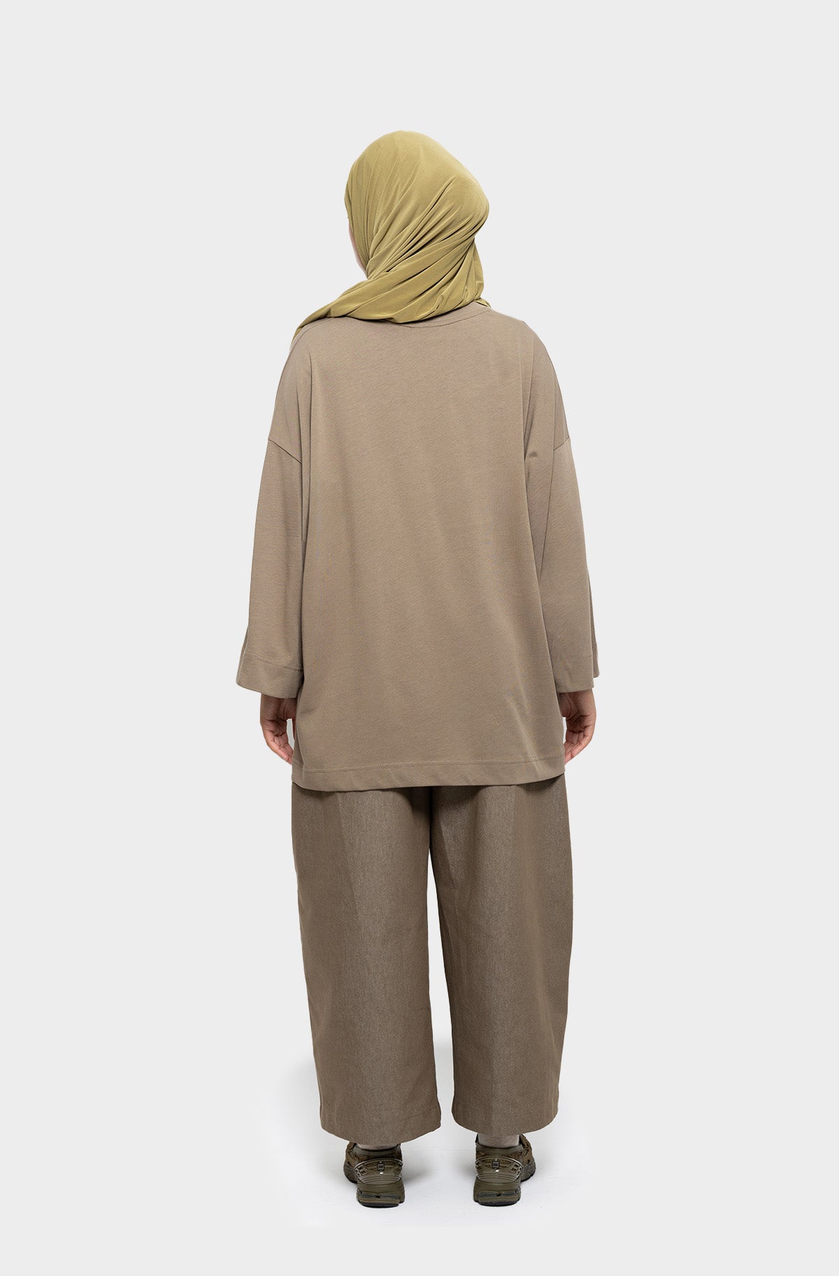 T-shirt oversize taupe