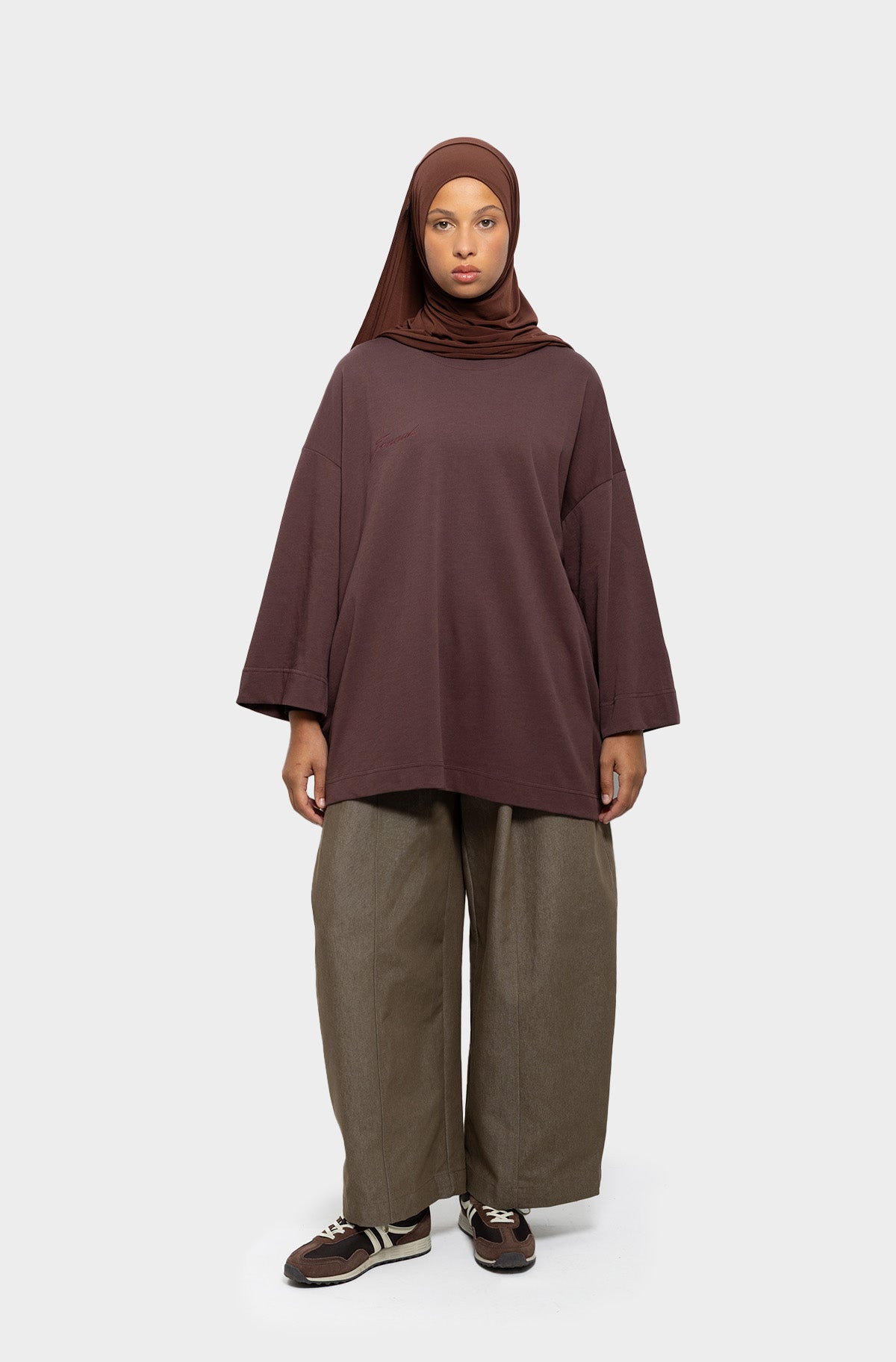 T-shirt oversize violine