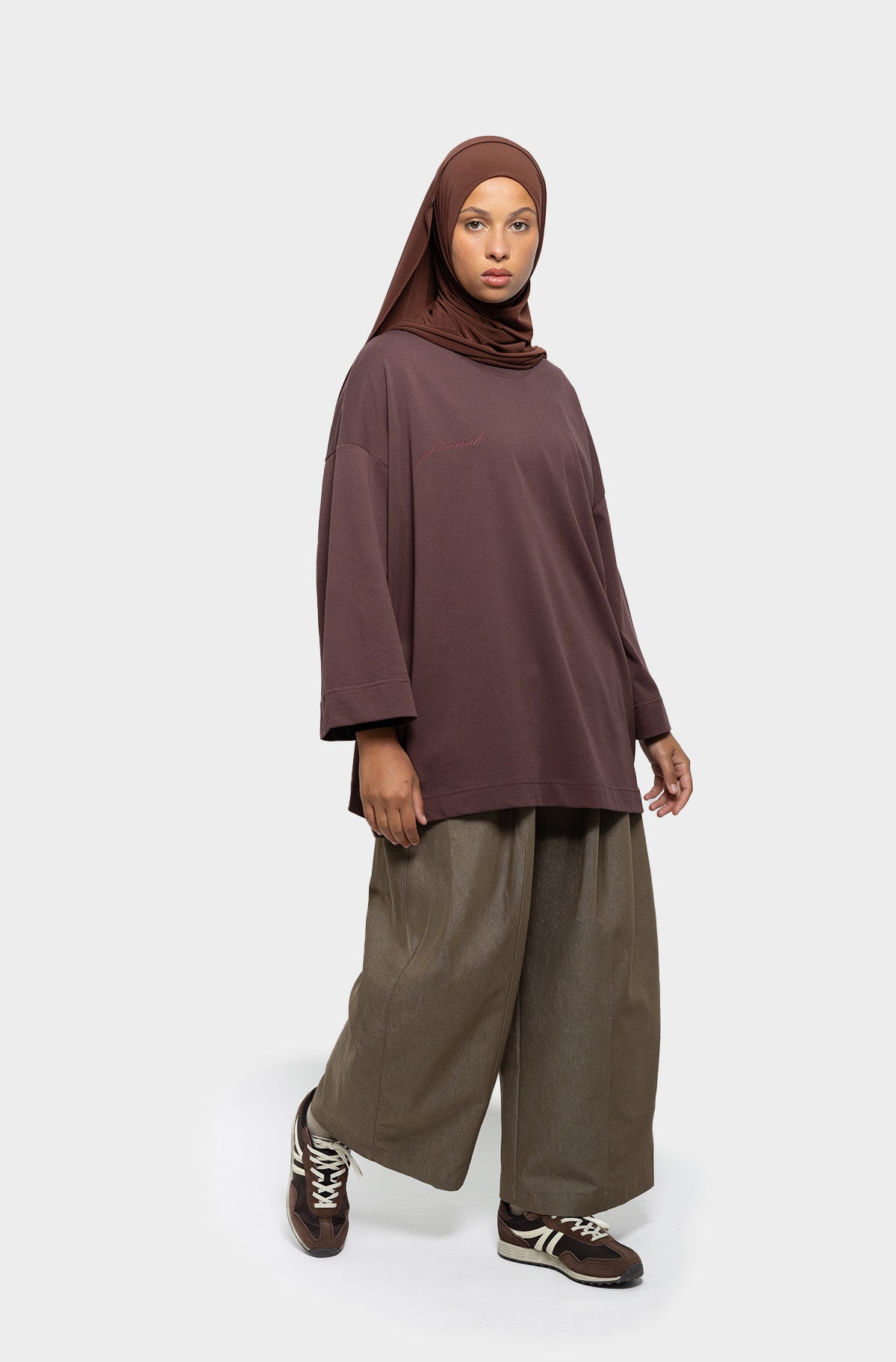 T-shirt oversize violine