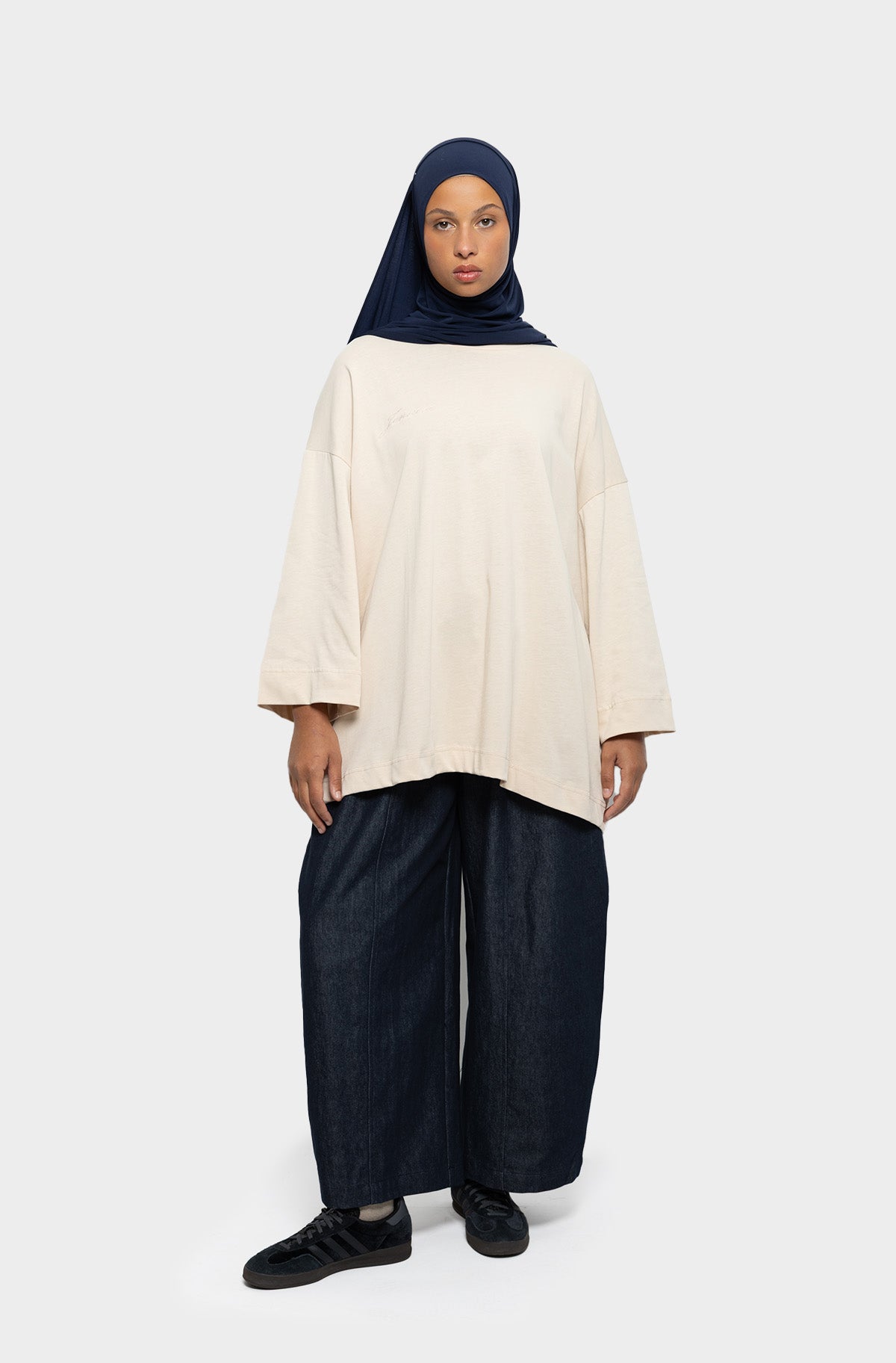 T-shirt oversize vanille