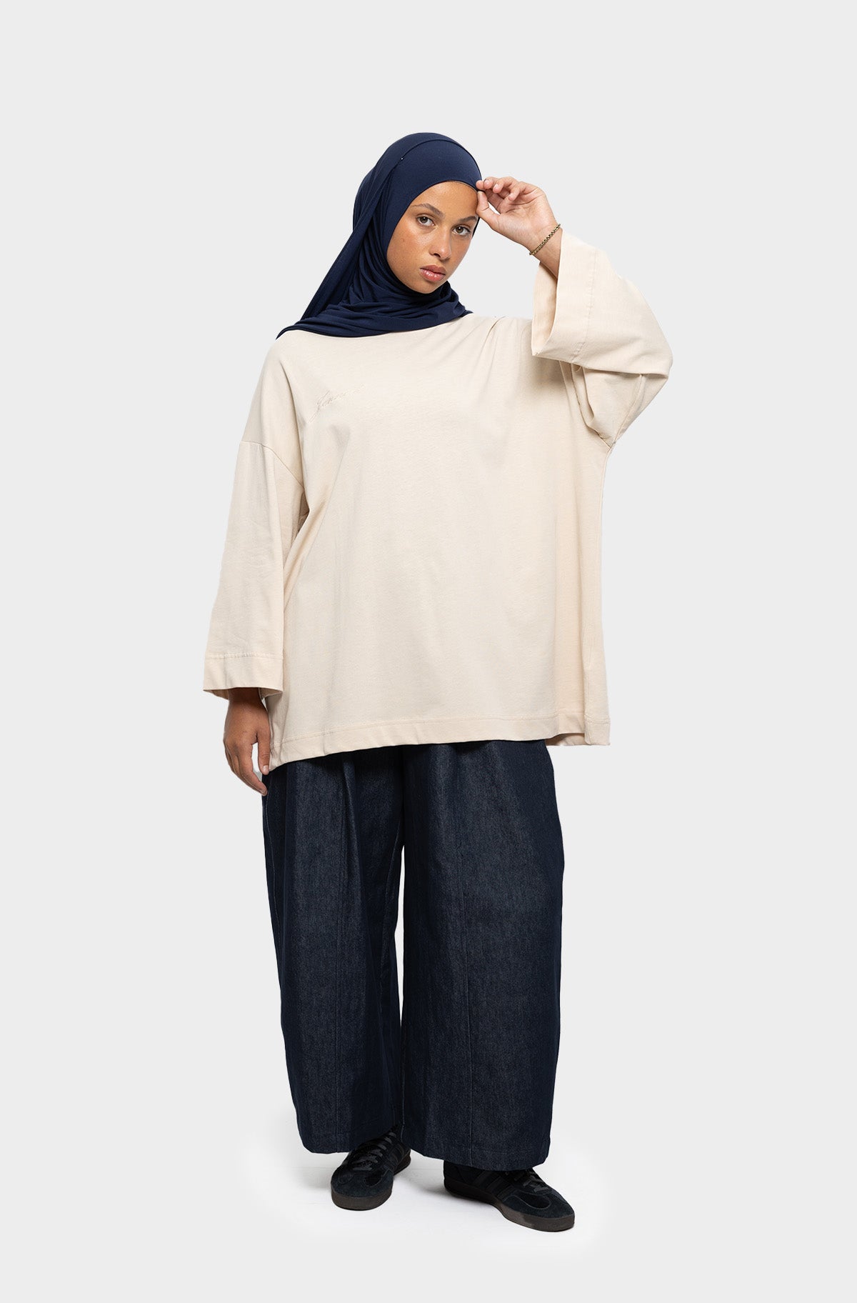 T-shirt oversize vanille