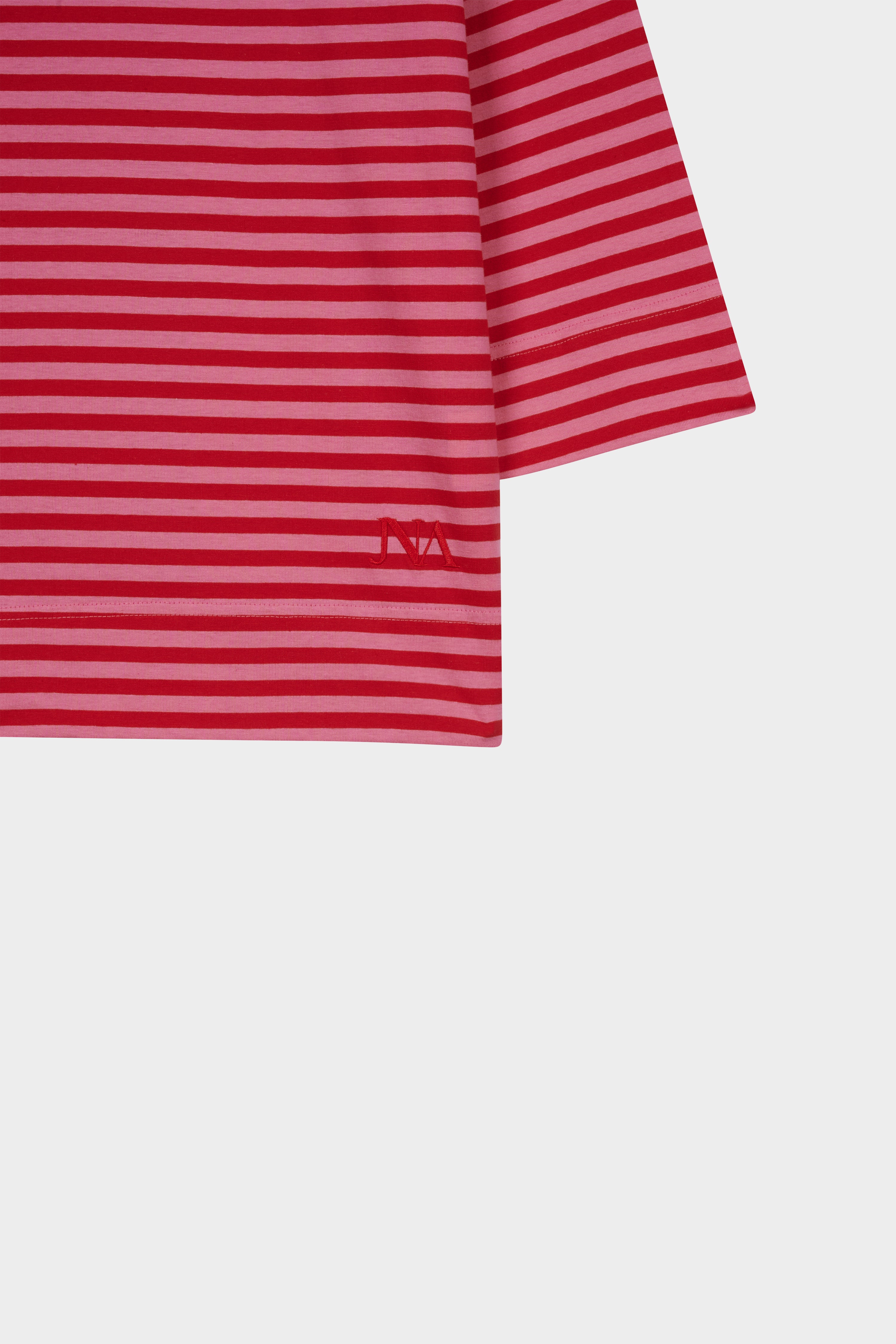 Pink striped sailor t-shirt