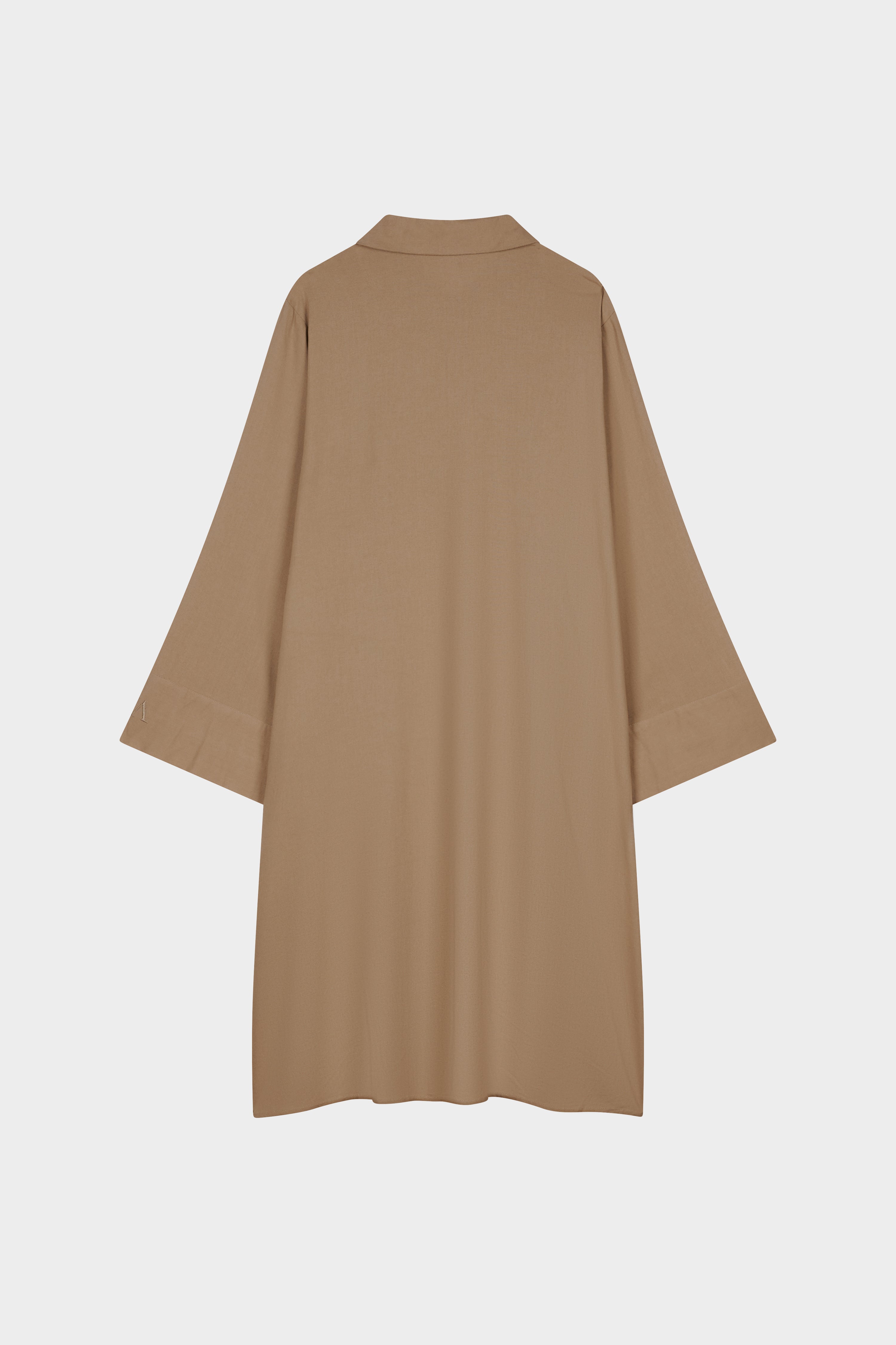 Taupe linen tunic