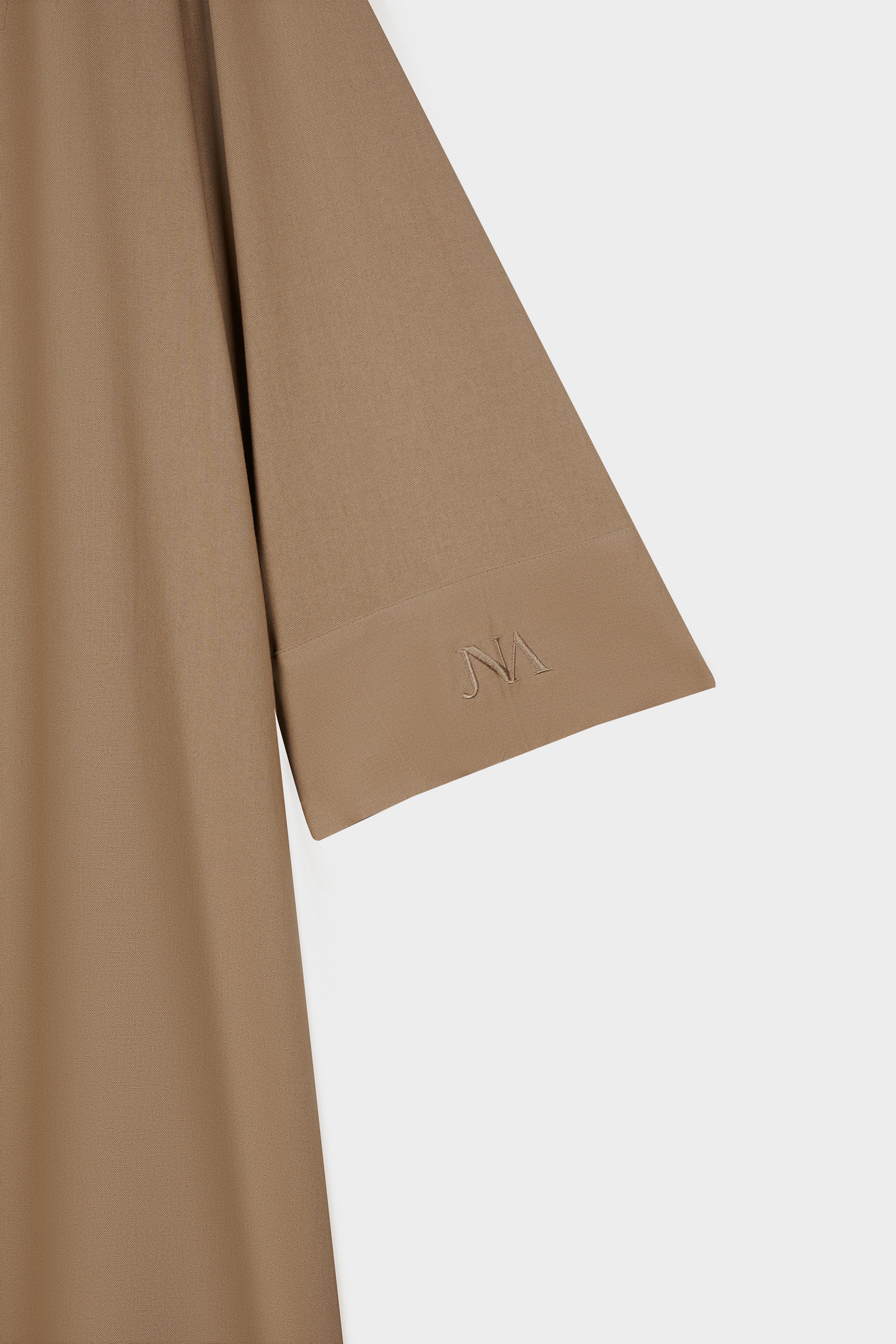 Taupe linen tunic