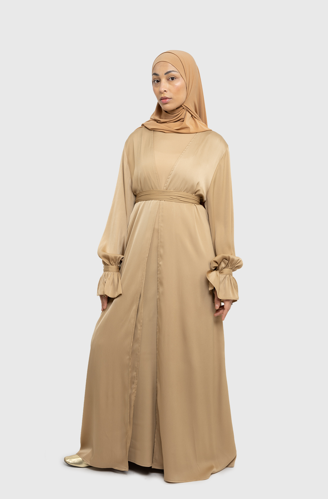 Abaya set Dilek sable