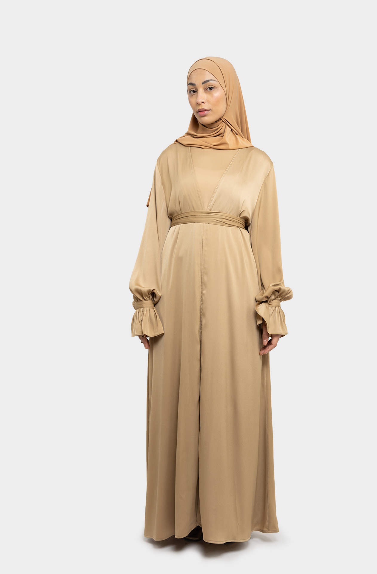 Abaya set Dilek sable