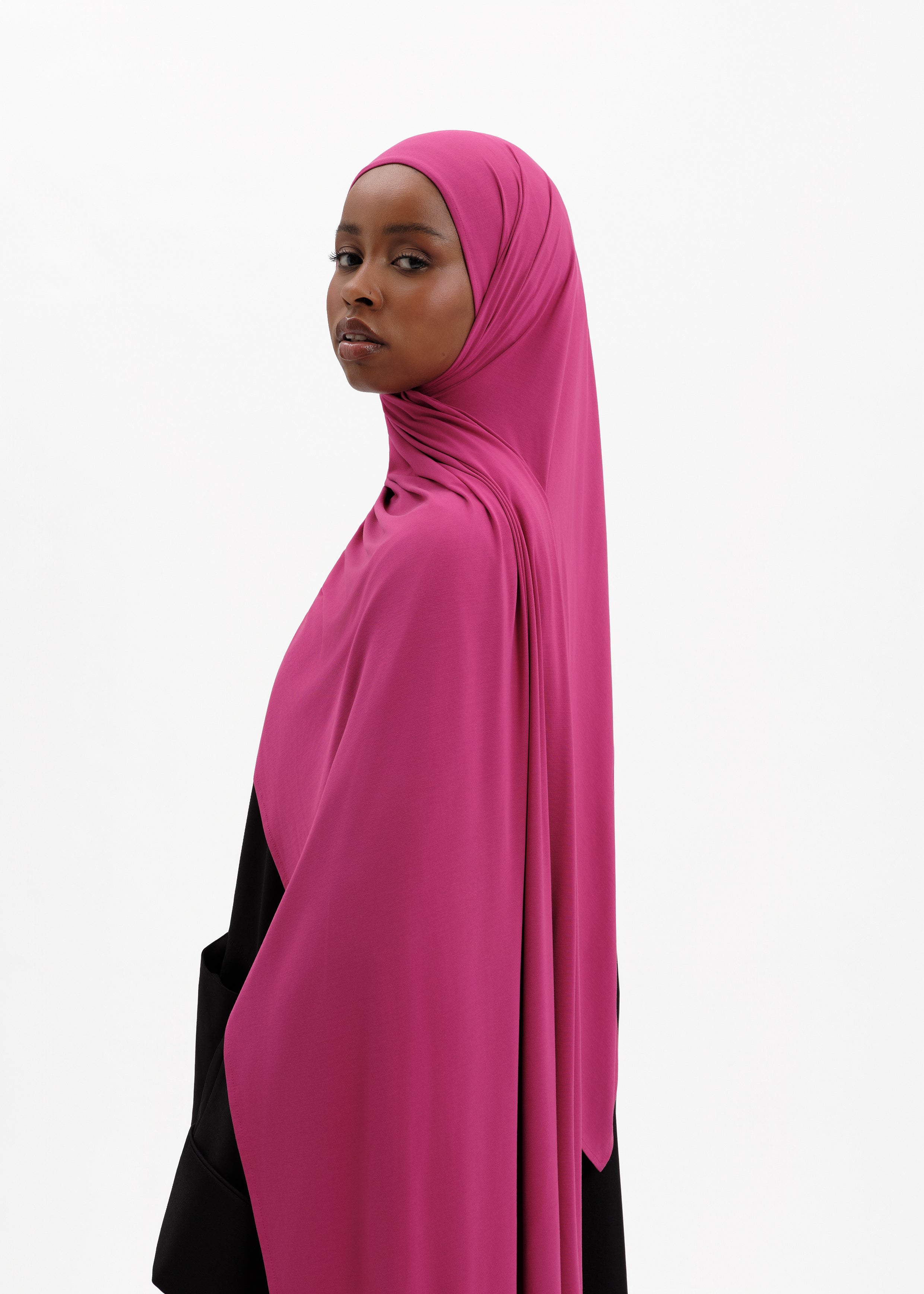 Bamboo fushia jersey
