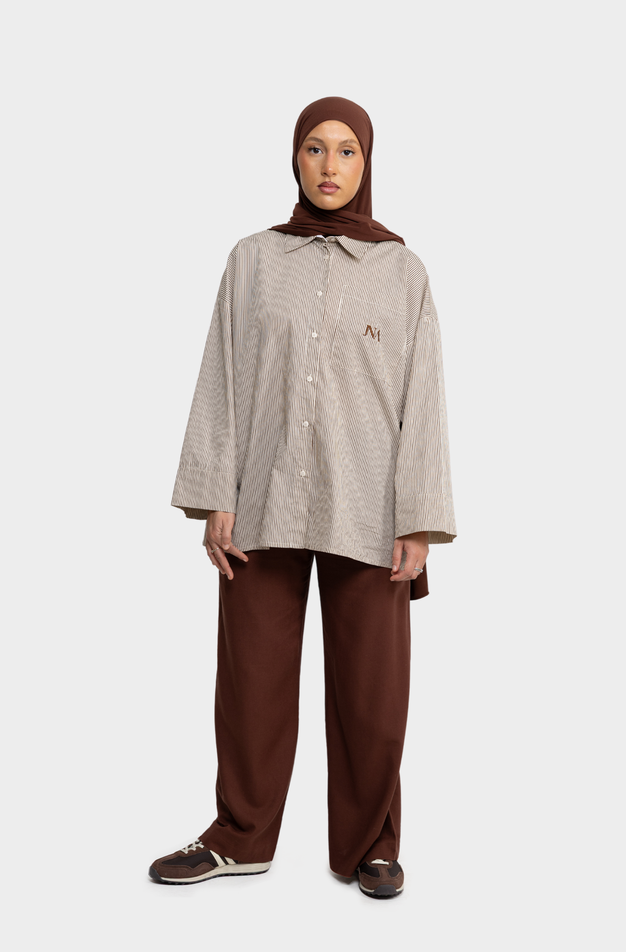 Choco striped shirt