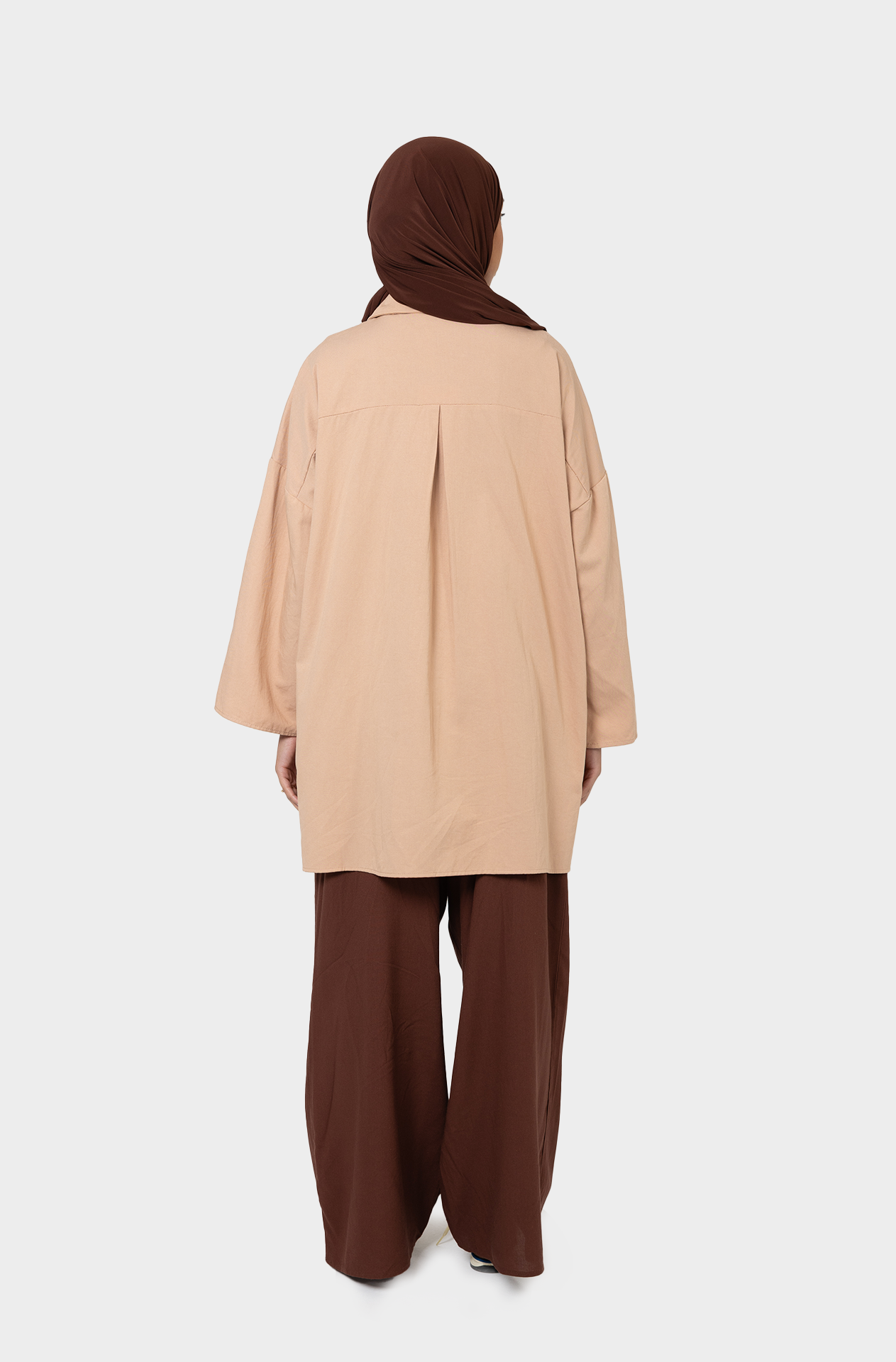 Chemise coton corail