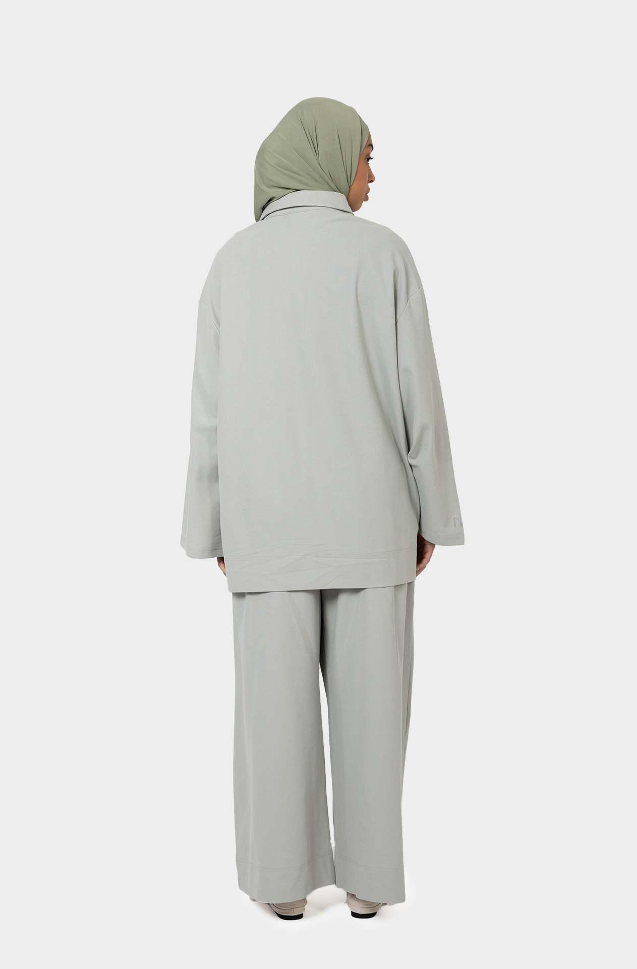 Ensemble polo sauge