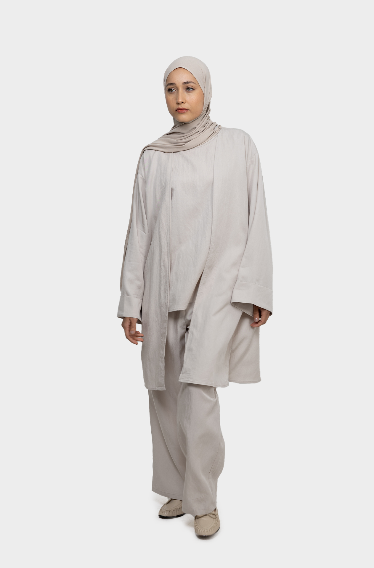 ensemble travel greige