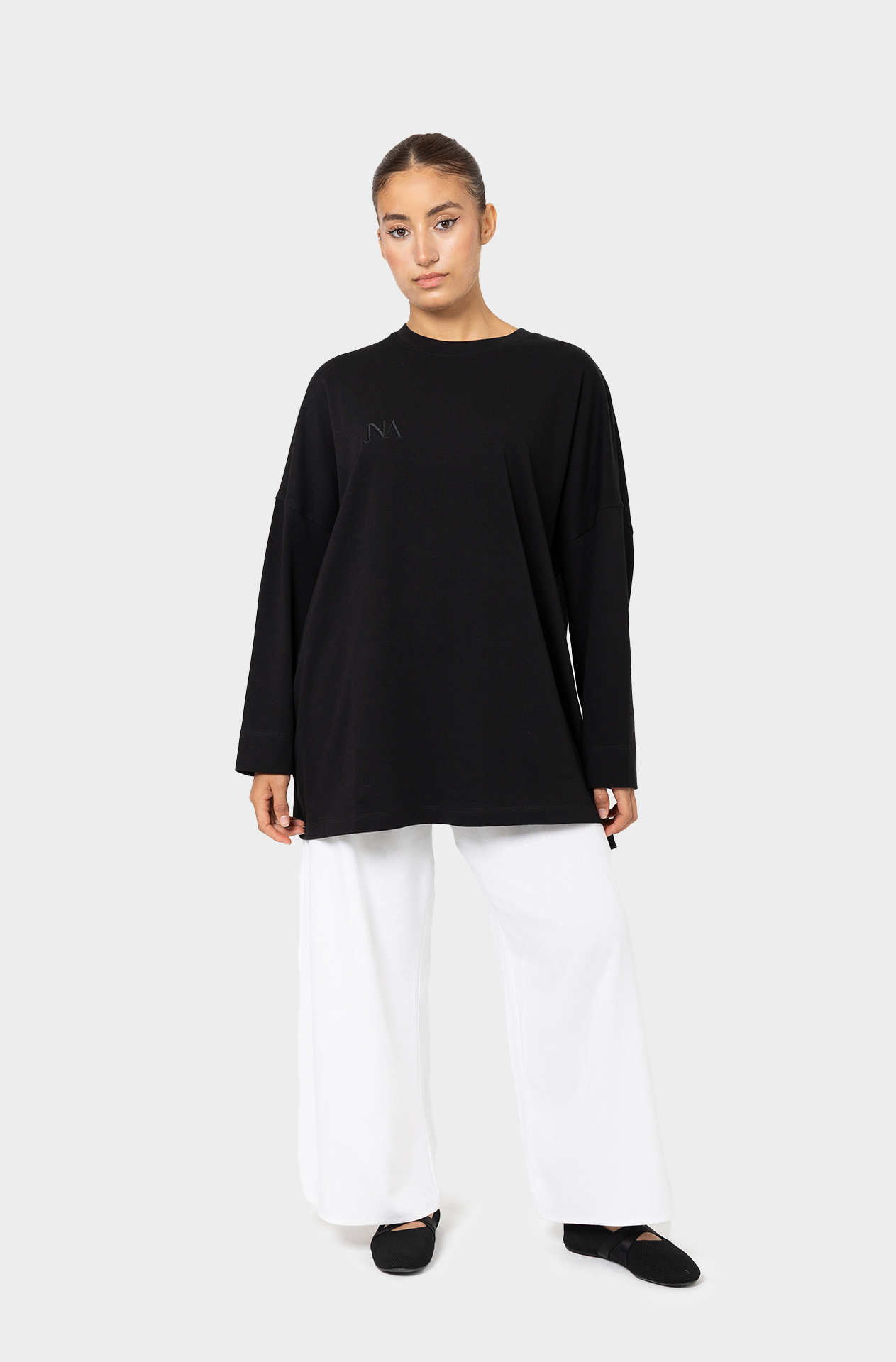 T-shirt essentiel noir/noir JNA